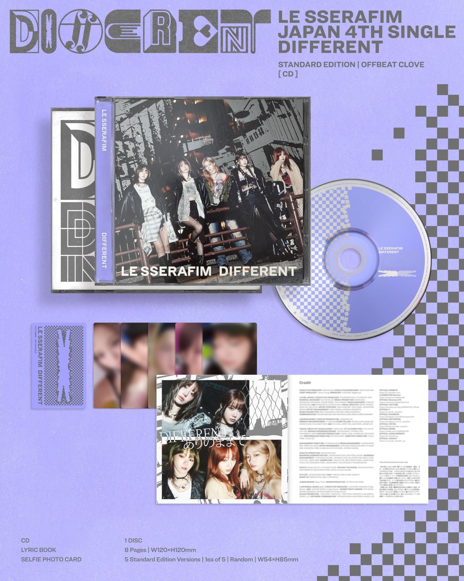 DIFFERENT [Standard Edition] [CD Single][J Pop]