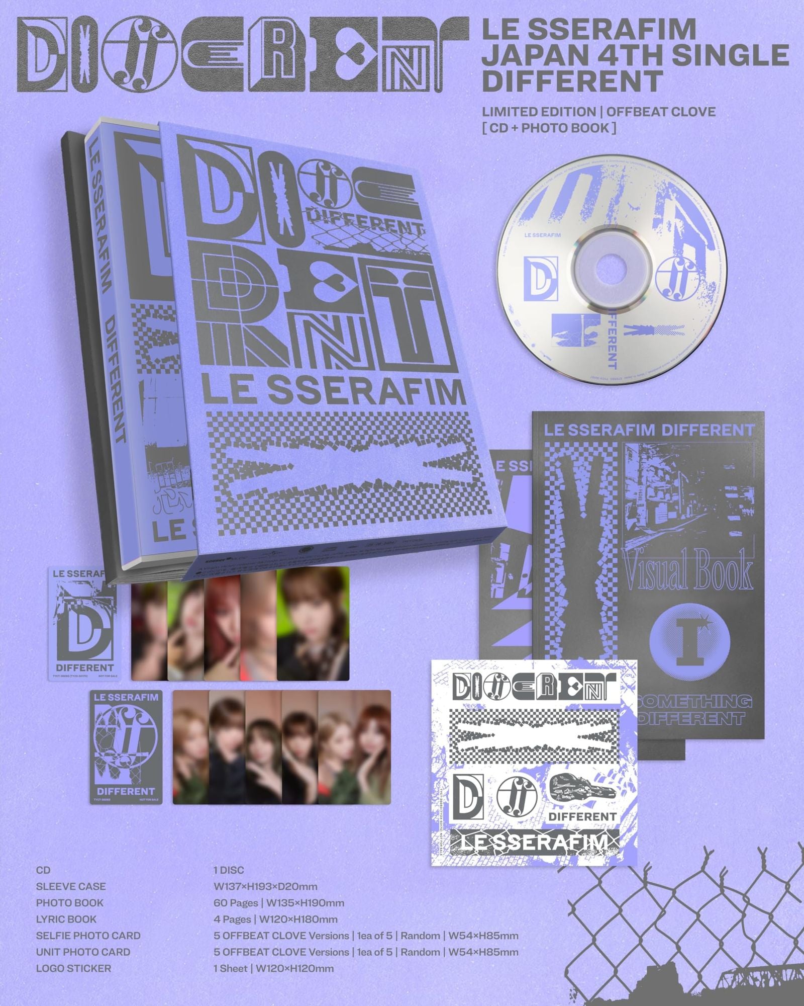 DIFFERENT [Limited Edition A] [CD Single/Photobook][J Pop]