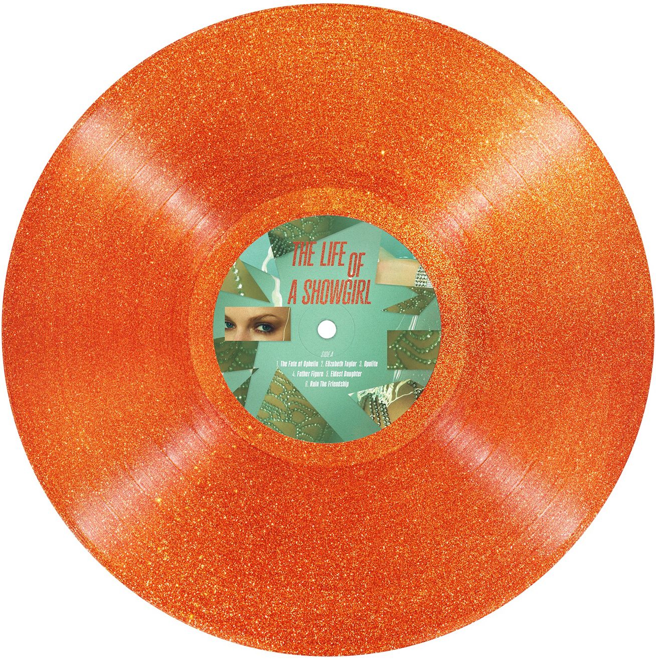 The Life of a Showgirl [Sweat and Vanilla Perfume Portofino Orange Glitter Vinyl]