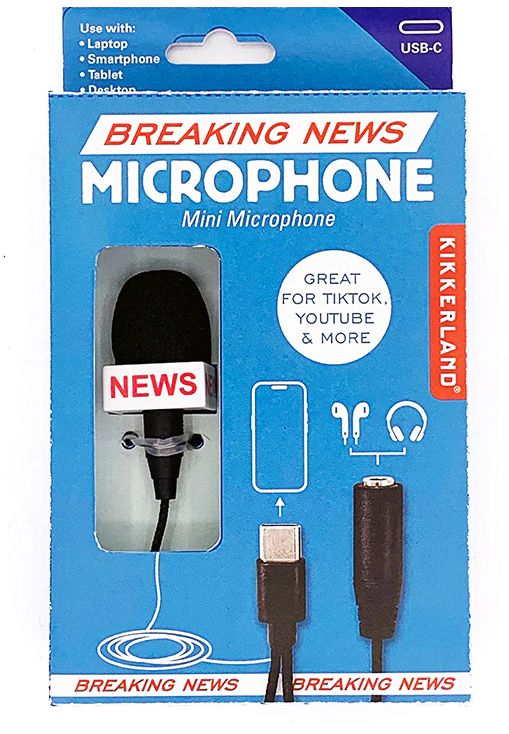 Breaking News Mini Microphone