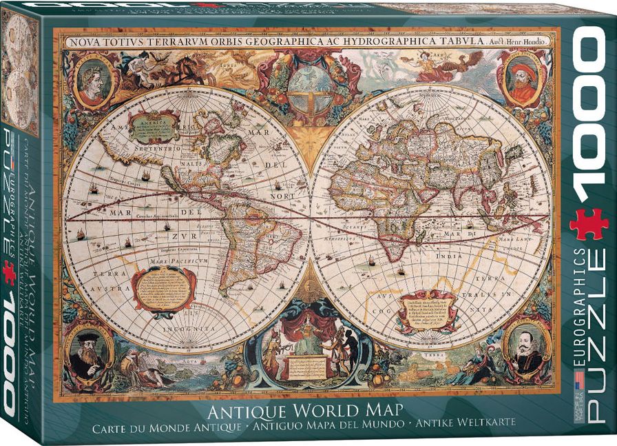 Antique Map 1000 Piece Puzzle