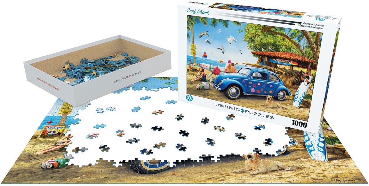 VW Beetle Surf Shack 1000 PC Puzzle