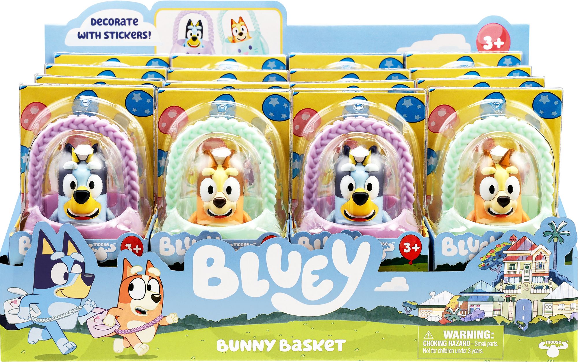 BLUEY S8 BUNNY BASKET CDU