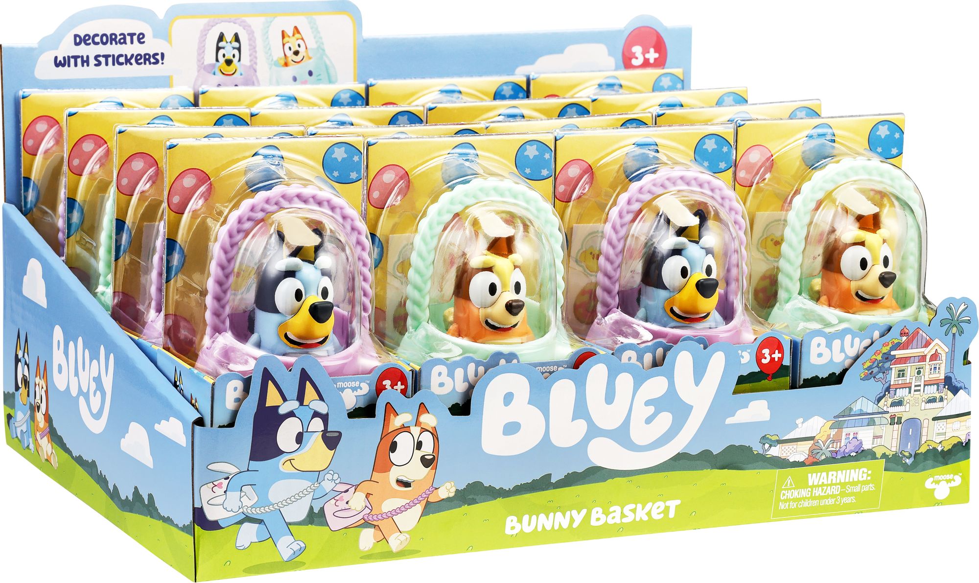 BLUEY S8 BUNNY BASKET CDU