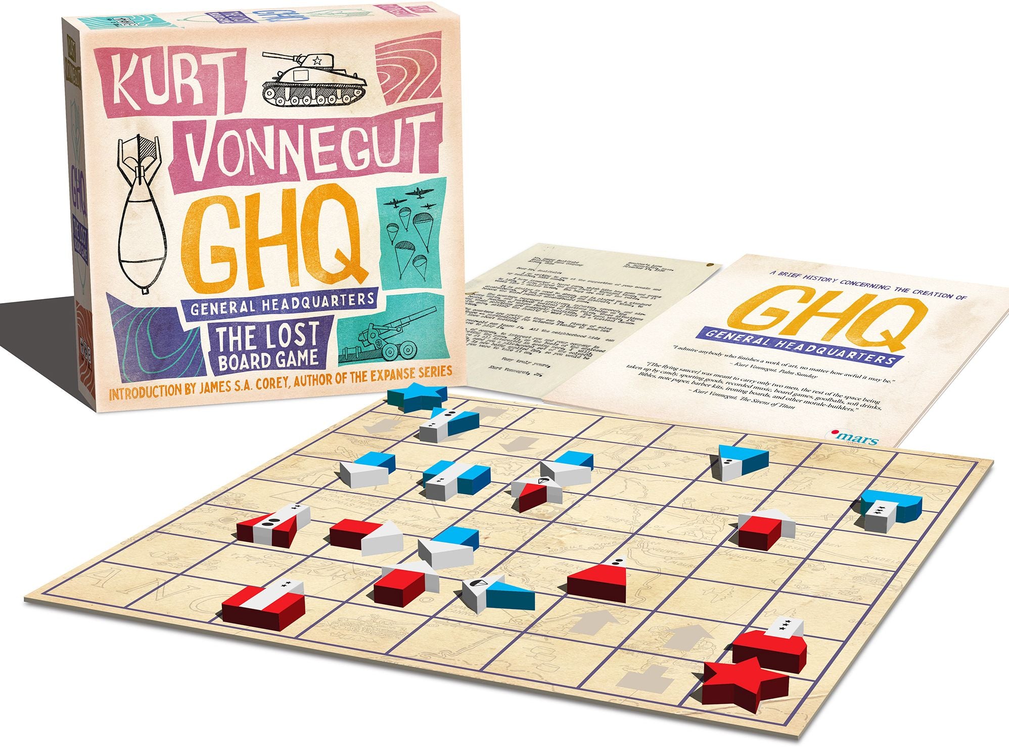 Kurt Vonnegut's GHQ: The Lost Board Game (B&N Exclusive) (B&N Game of the Month)