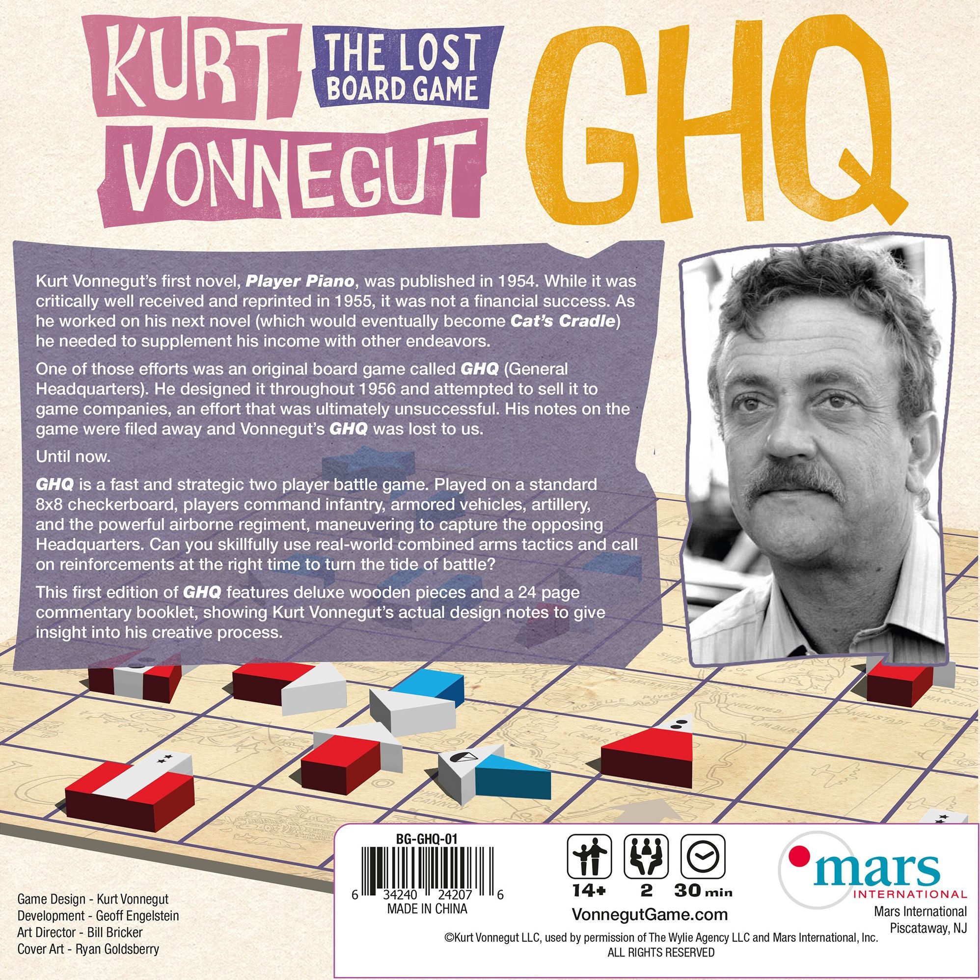 Kurt Vonnegut's GHQ: The Lost Board Game (B&N Exclusive) (B&N Game of the Month)