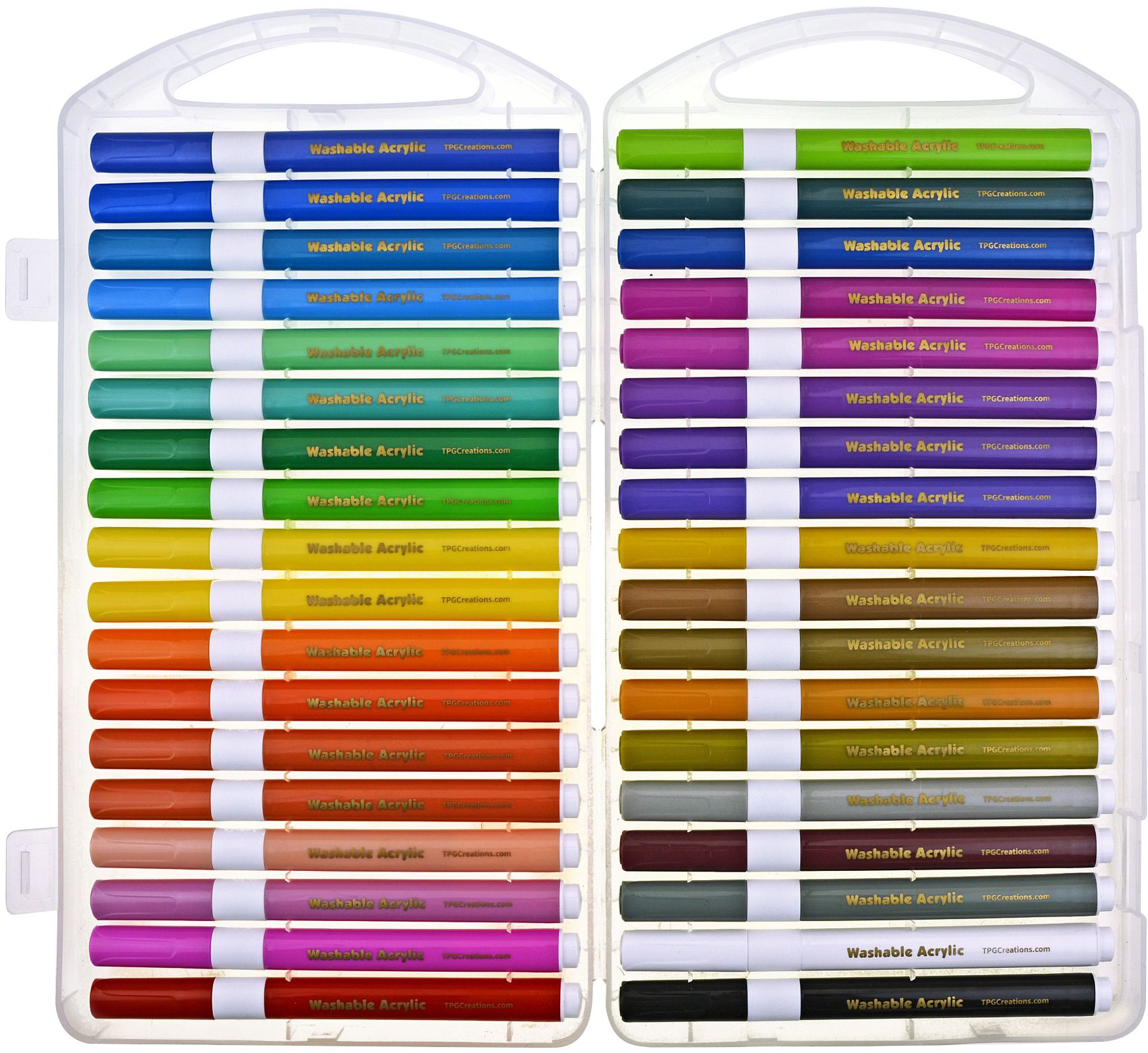 Magic Stix, Washable Acrylic Markers, 36 colors