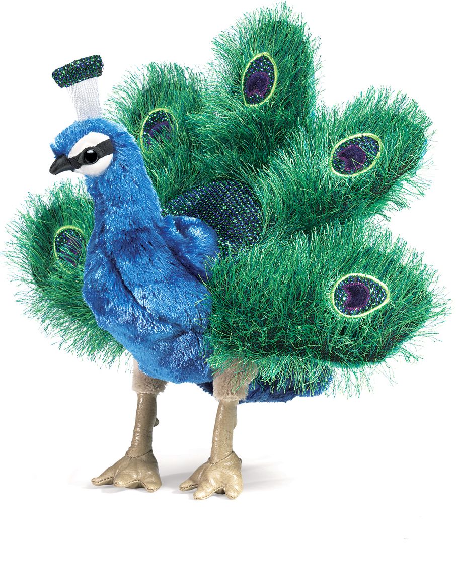 Mini Peacock Puppet