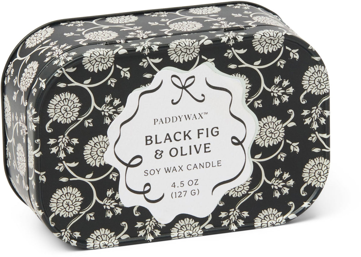 Chérie Black Fig & Olive Soy Wax Candle Tin 4.5 oz