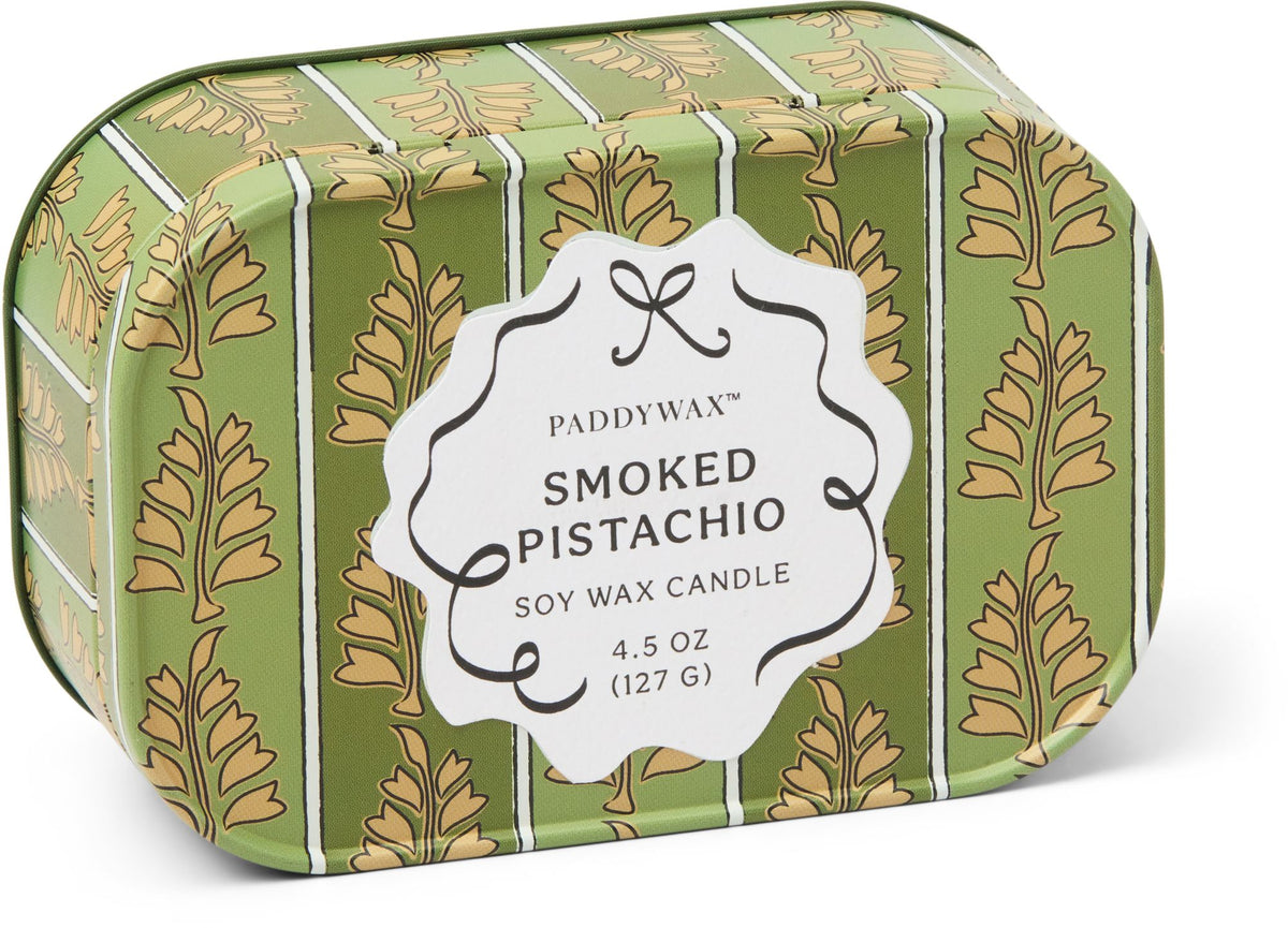 Chérie Smoked Pistachio Soy Wax Candle Tin 4.50 ox