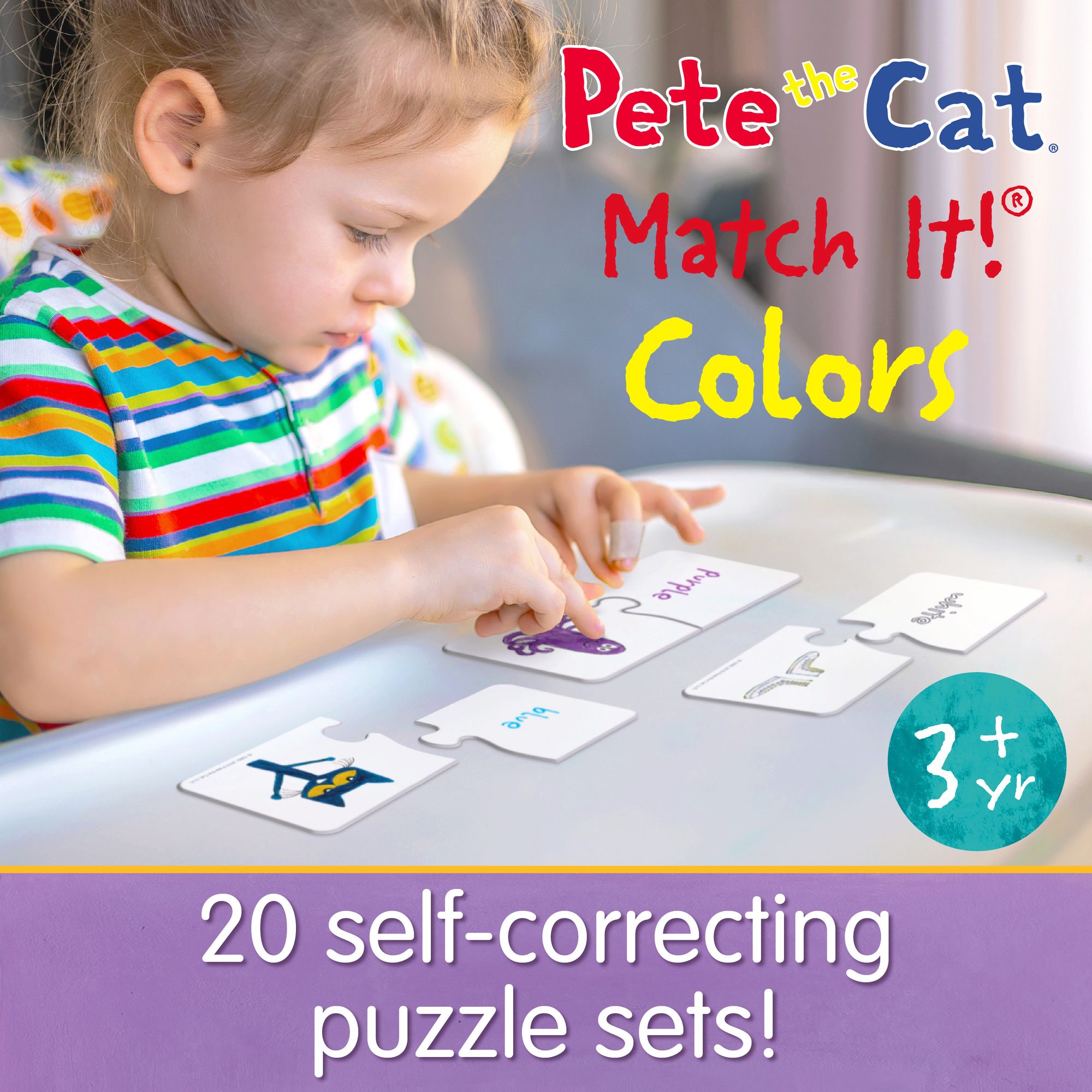 Pete the Cat Match It! Tin Colors