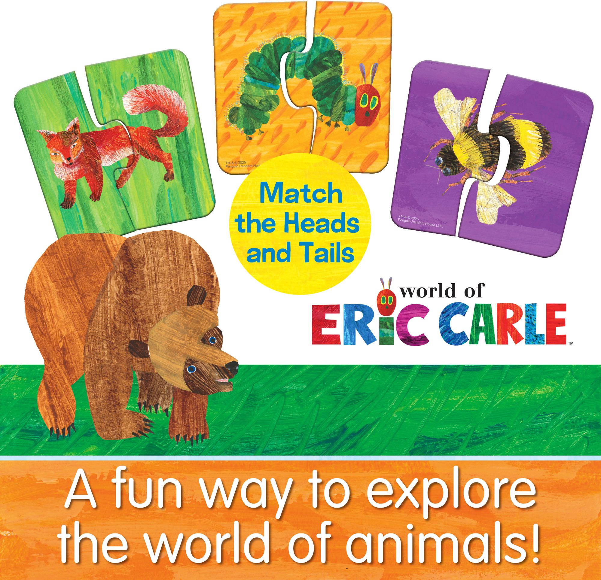 World of Eric Carle My First Match It! Heads and Tails