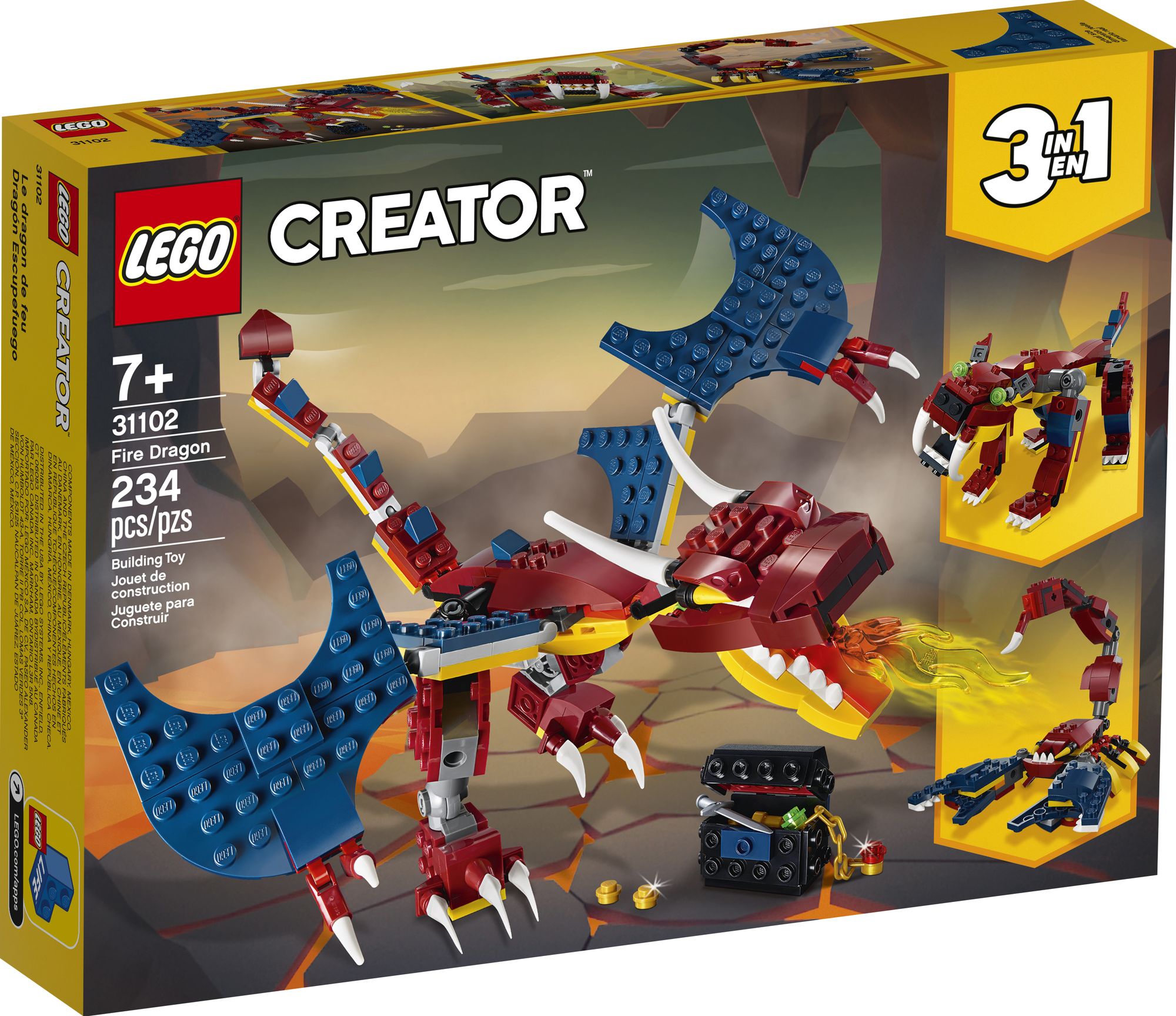 LEGO Creator Fire Dragon 31102