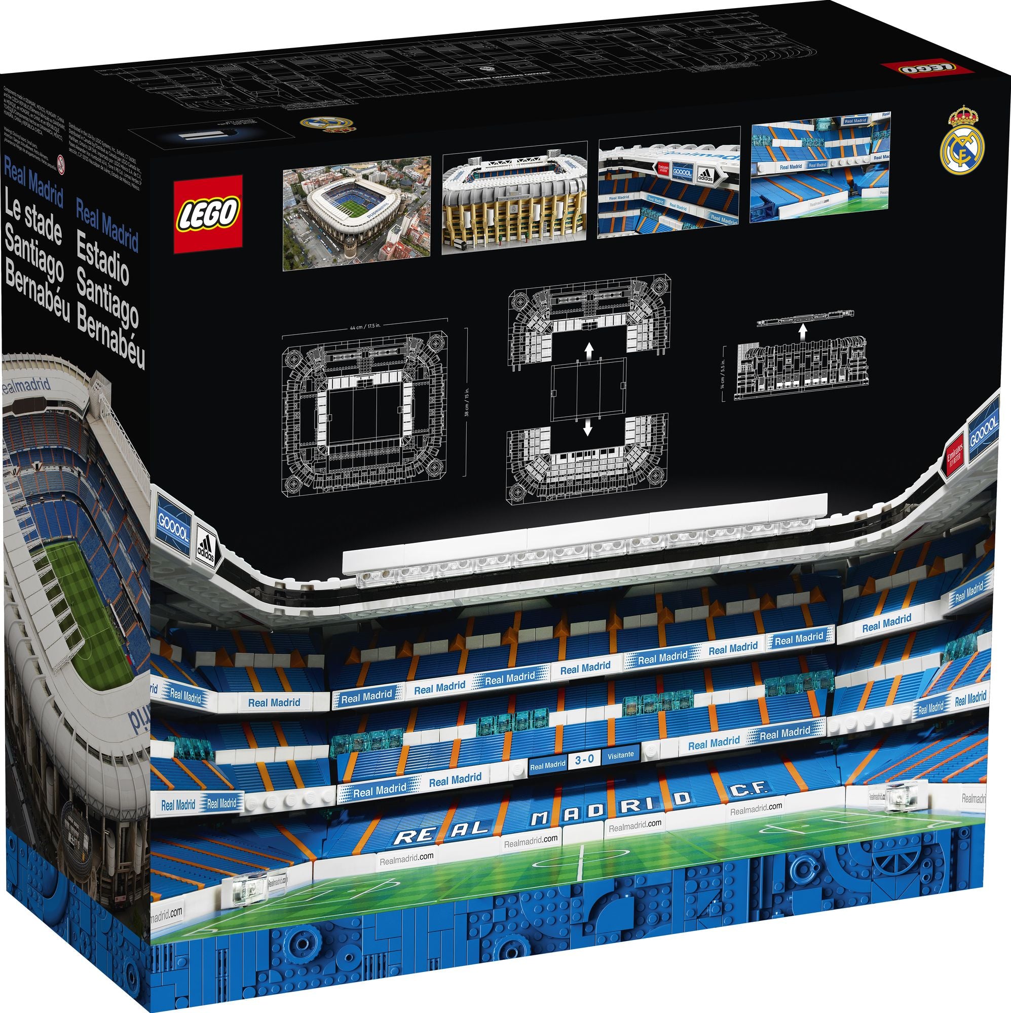 LEGO Icons Real Madrid Santiago Bernabéu Stadium 10299