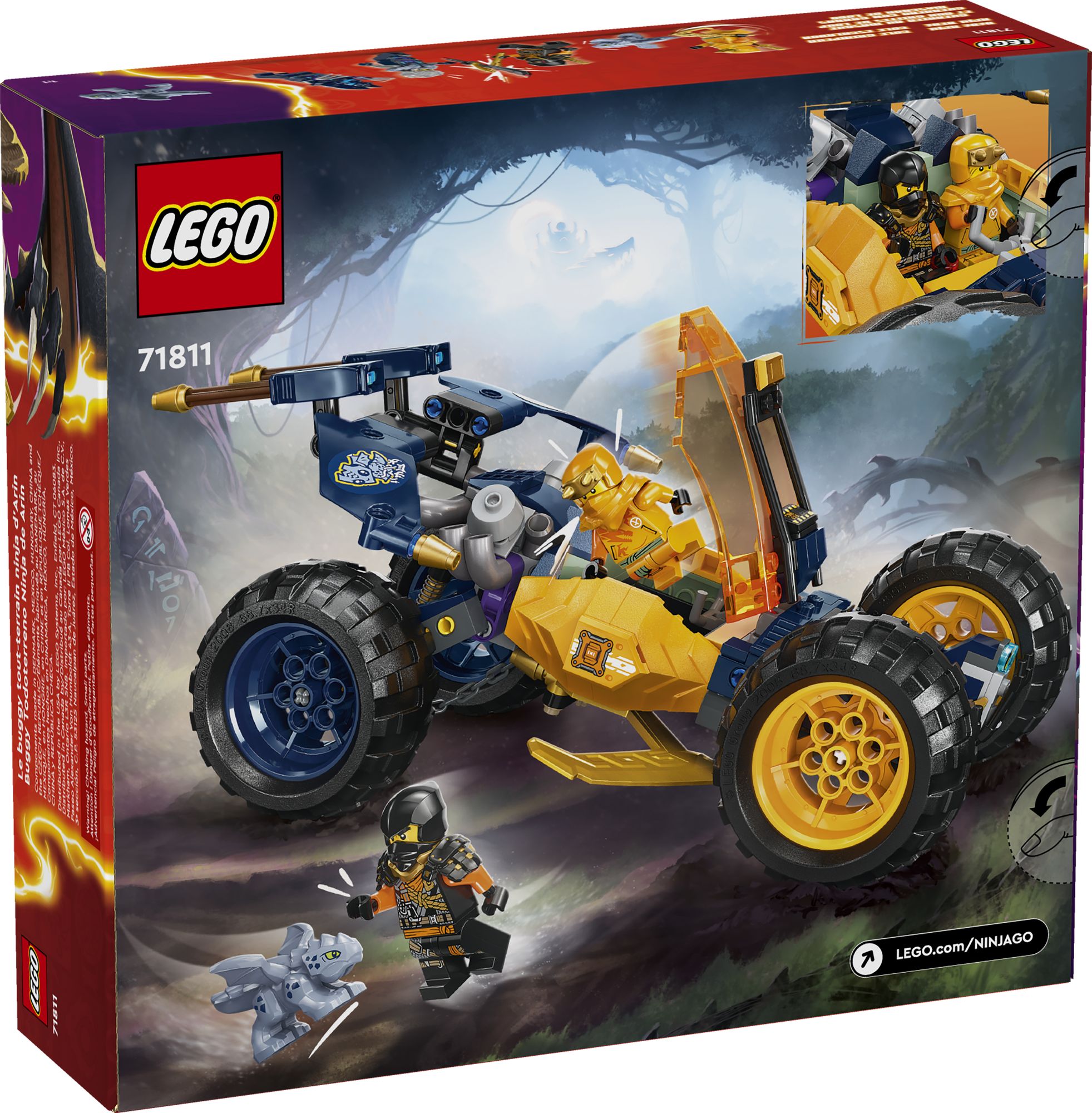 LEGO Ninjago Arin's Ninja Off-Road Buggy Car 71811