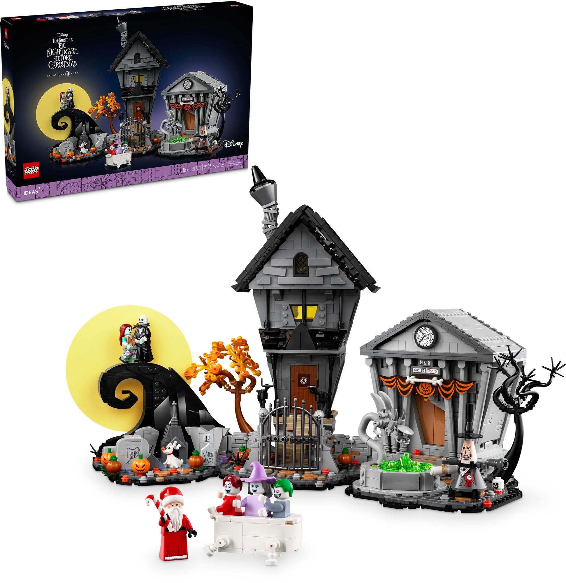 LEGO Ideas Disney Tim Burton's The Nightmare Before Christmas 21351