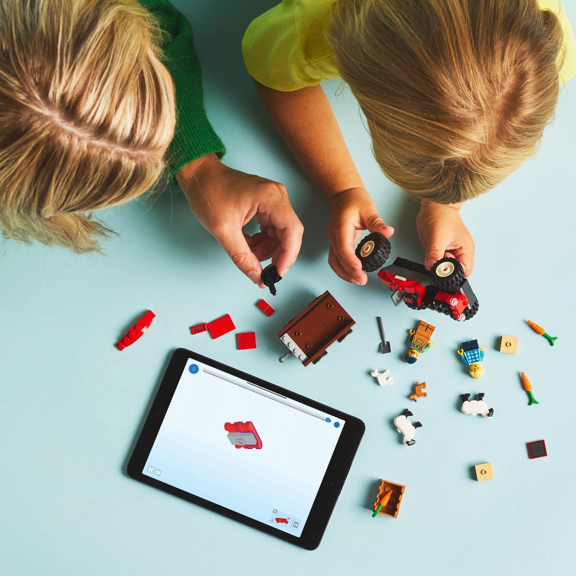 LEGO City Great Vehicles Red Farm Tractor with Trailer & Sheep 60461