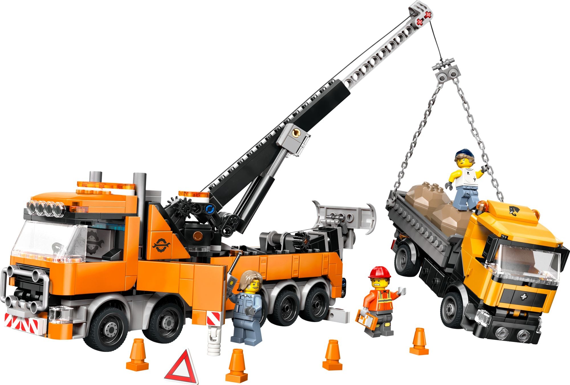 LEGO City Big Vehicles Heavy-Duty Recovery Tow Truck with Crane 60467