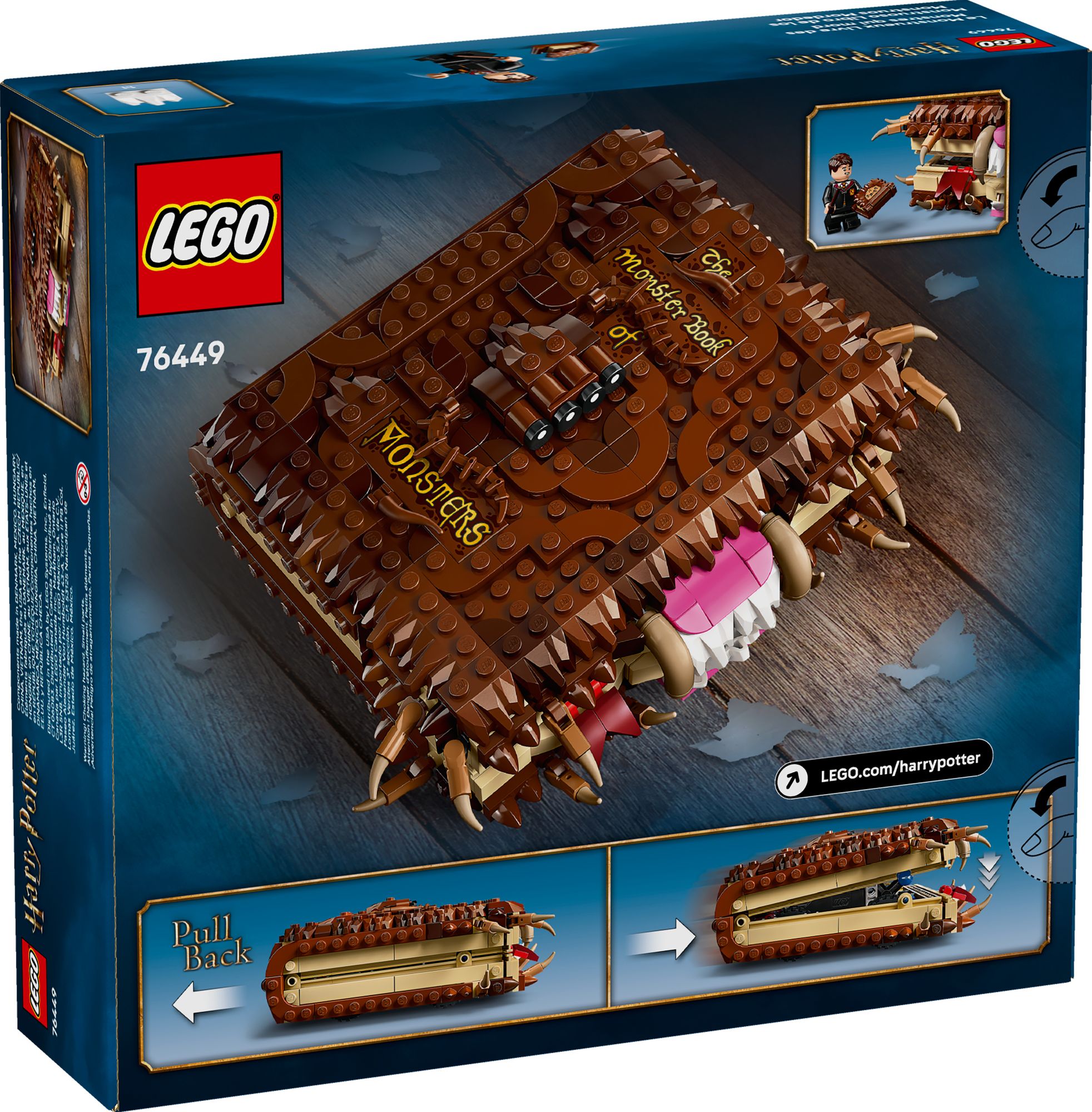 LEGO Harry Potter Chomping Monster Book of Monsters 76449