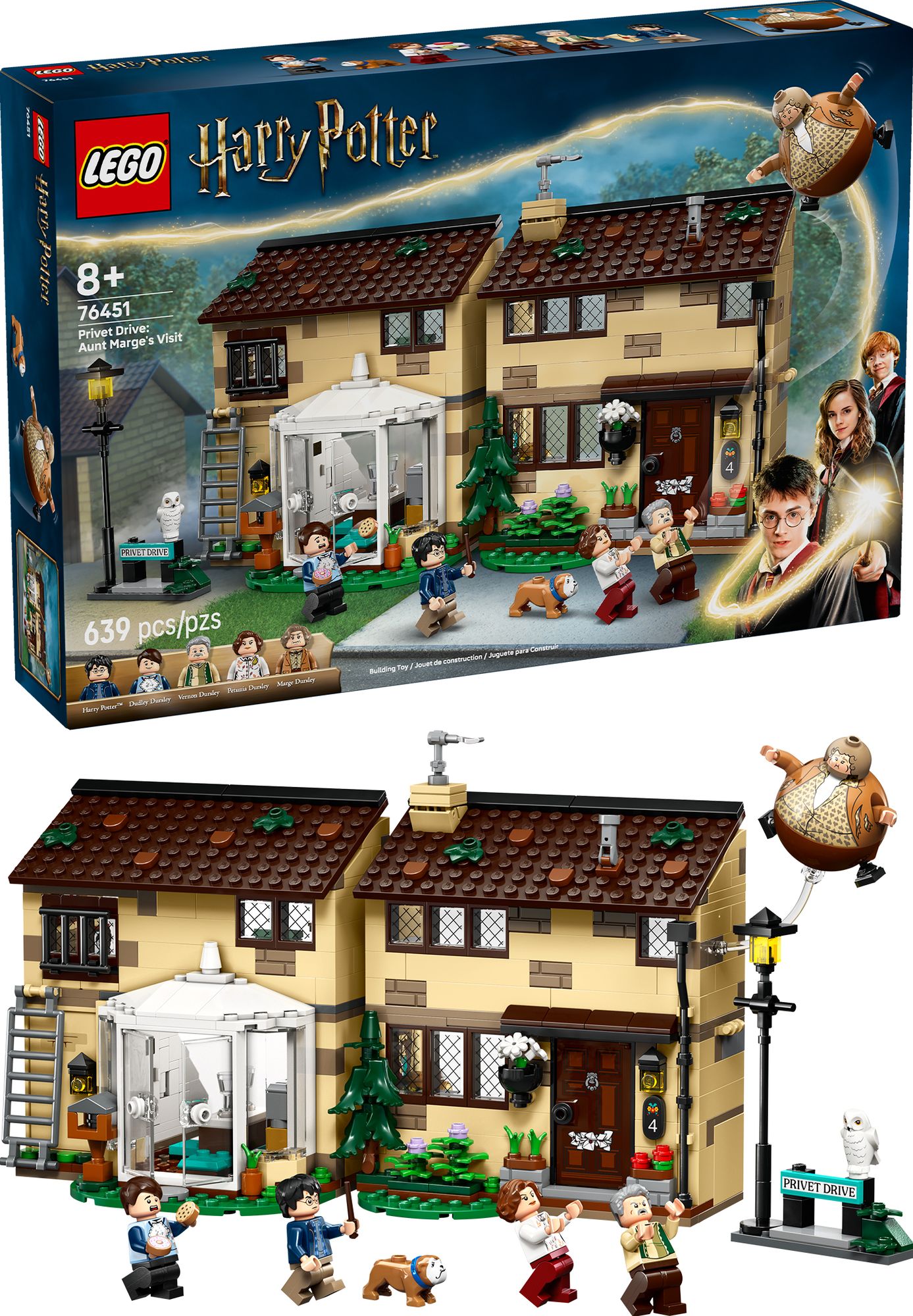 LEGO Harry Potter Privet Drive: Aunt Marge's Visit 76451