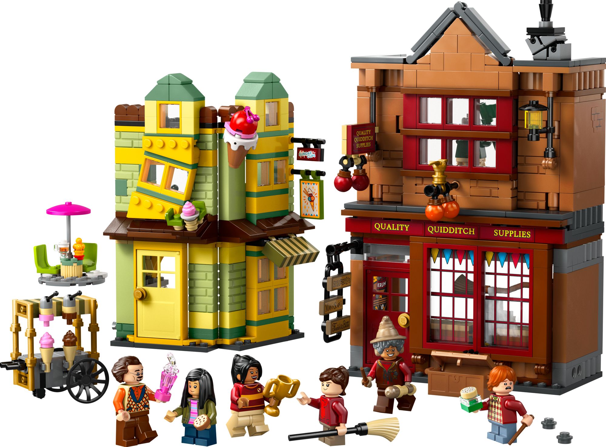 LEGO Harry Potter Quality Quidditch Supplies & Ice Cream Parlour 76452