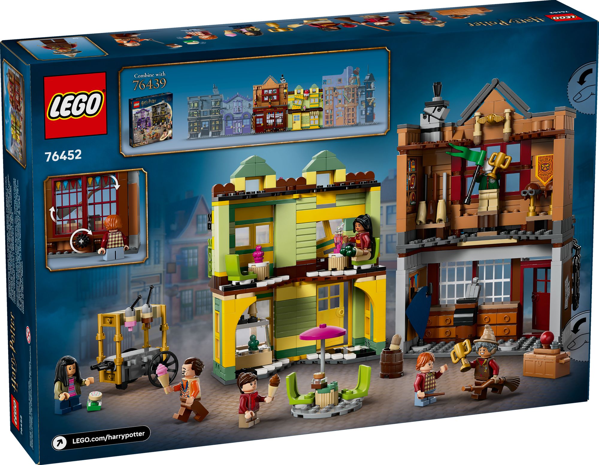LEGO Harry Potter Quality Quidditch Supplies & Ice Cream Parlour 76452