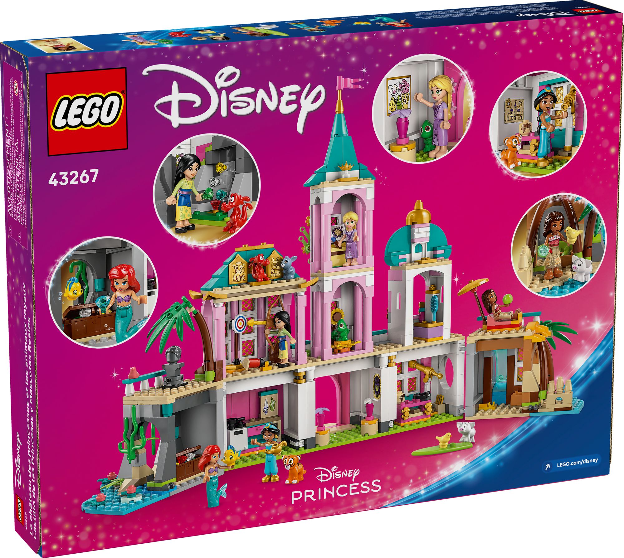 LEGO Disney Princess Princess Castle & Royal Pets 43267