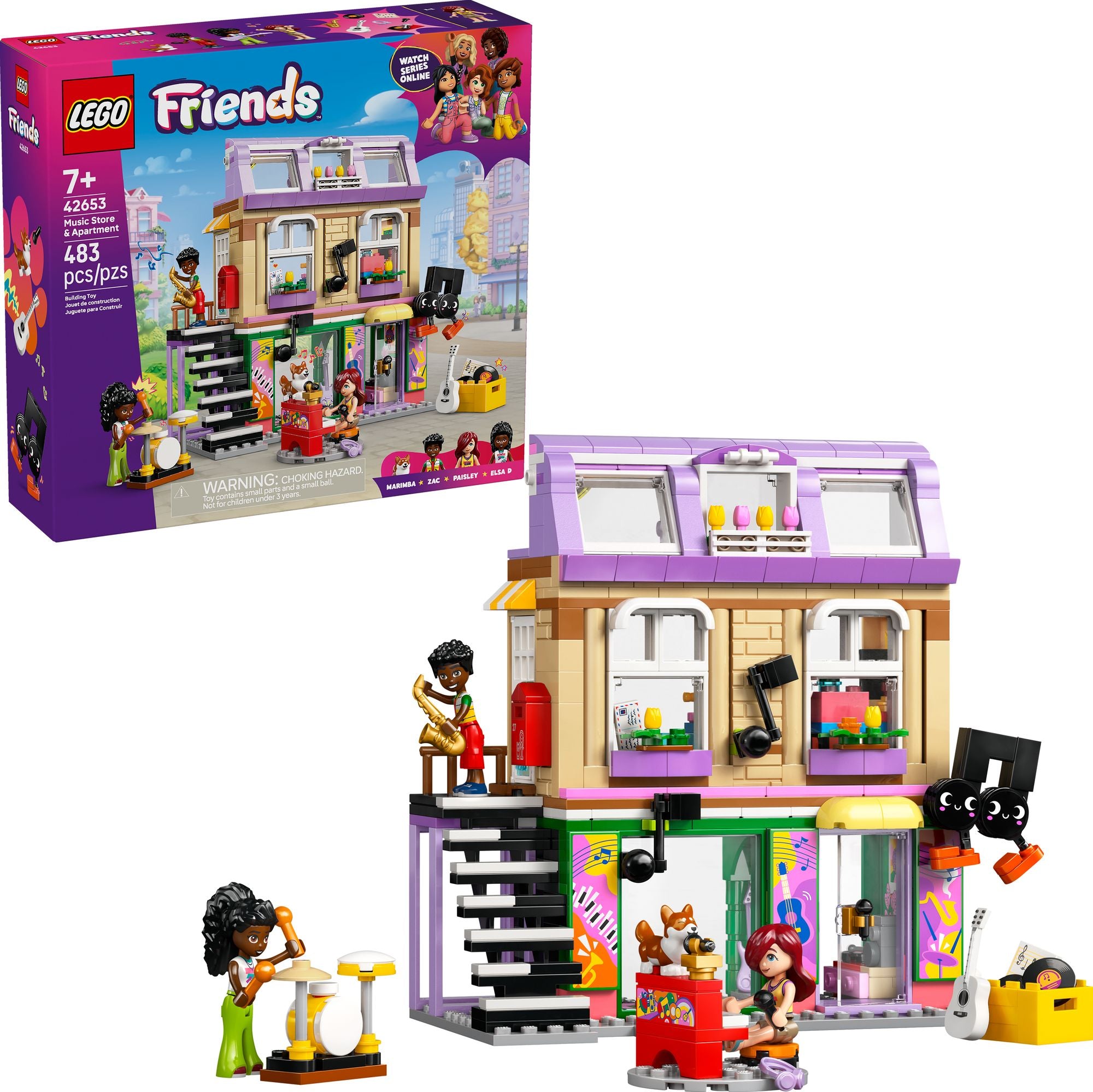 LEGO Friends Music Store & Apartment 42653