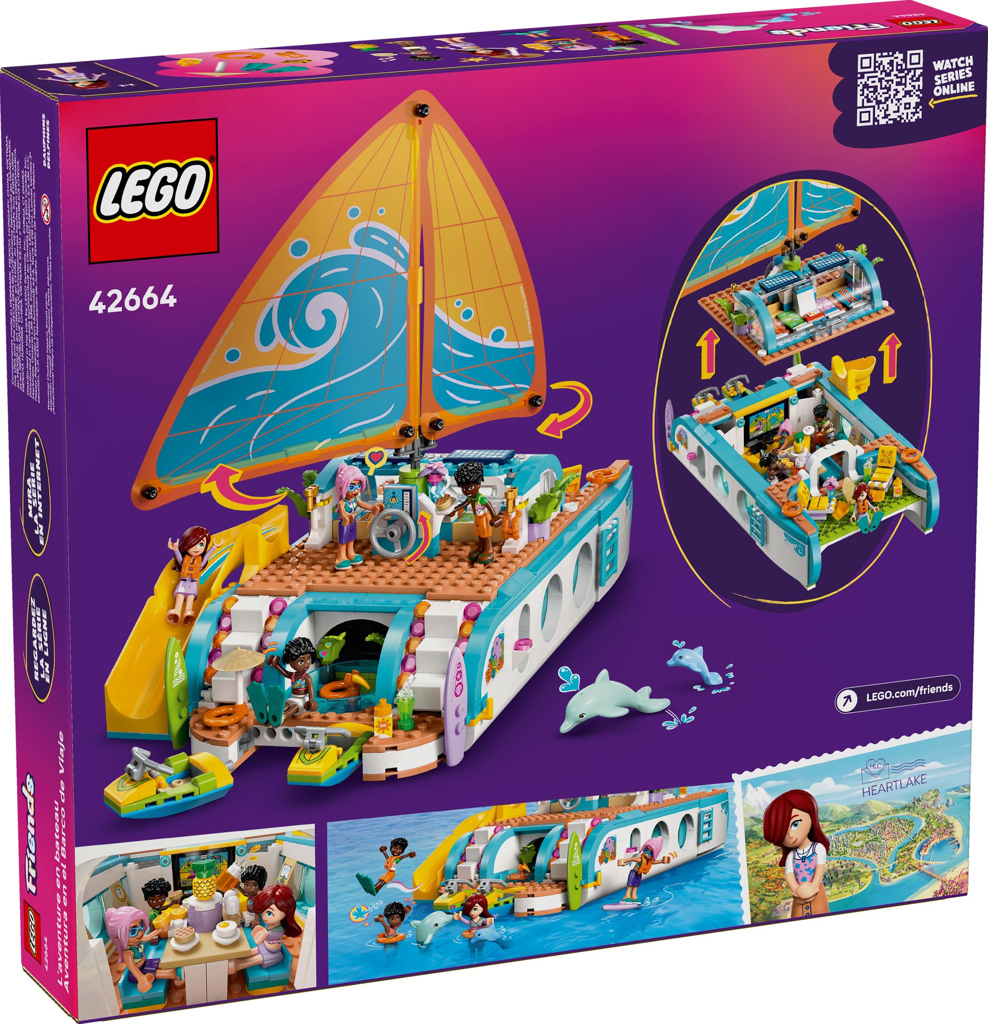 LEGO Friends Travel Boat Adventure 42664