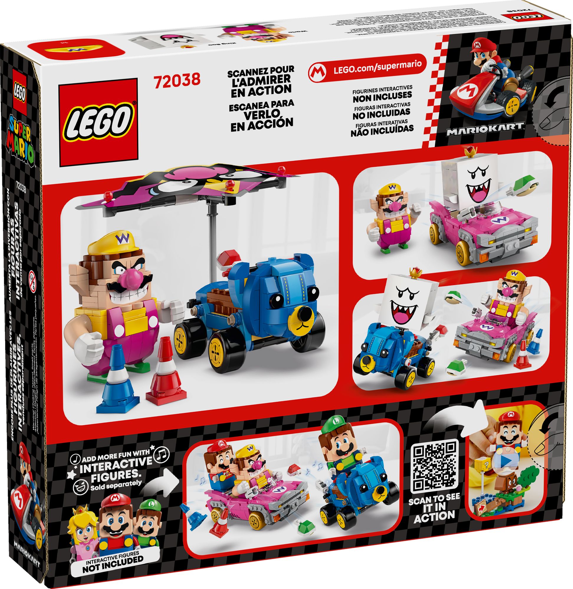 LEGO Super Mario Mario Kart Wario & King Boo 72038