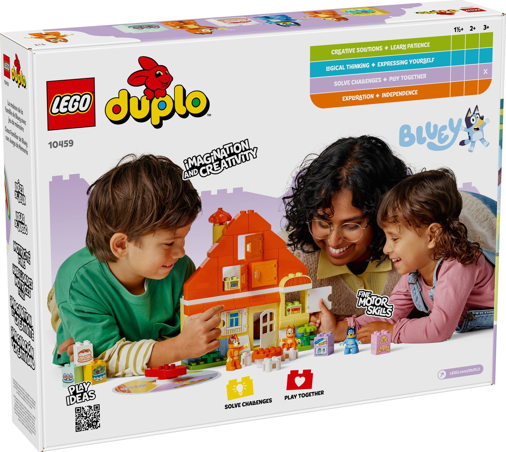LEGO DUPLO Bluey Bluey's Family House with Memory Game 10459