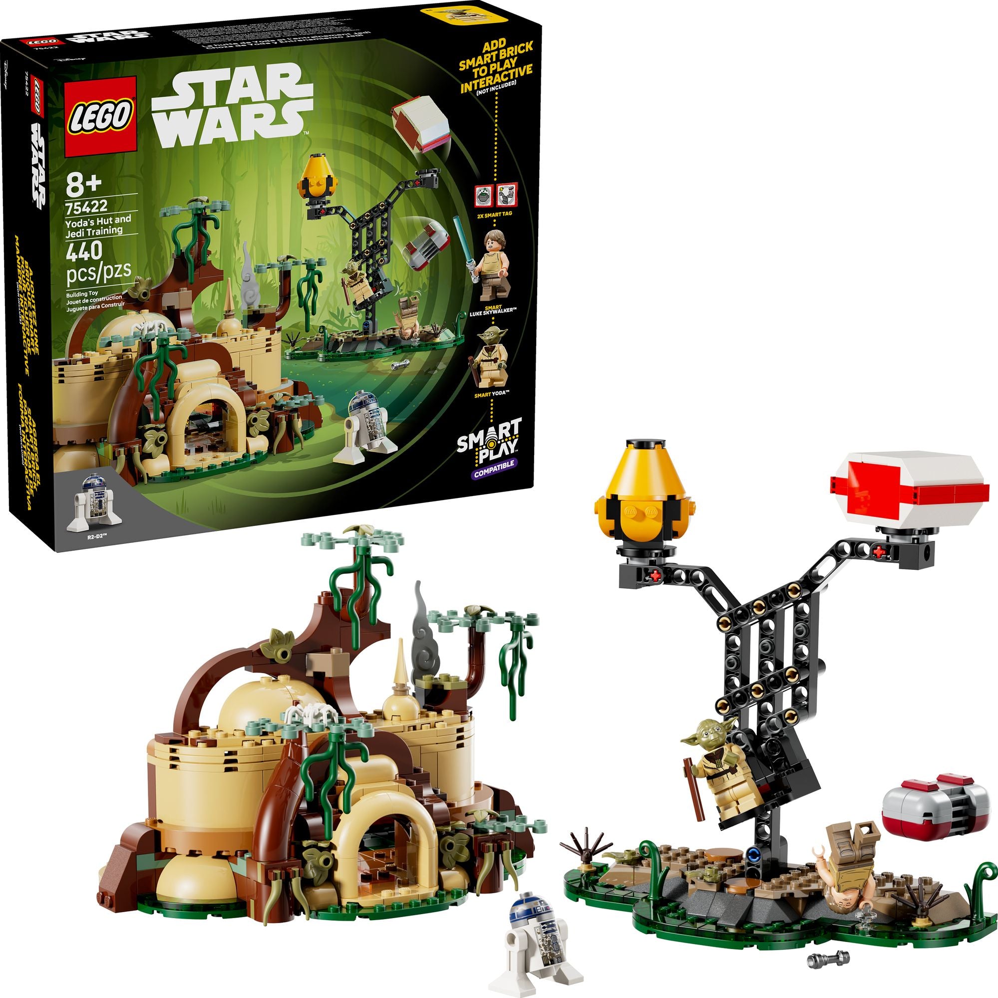 LEGO Star Wars SMART Play&trade;: Yoda's Hut and Jedi Training 75422
