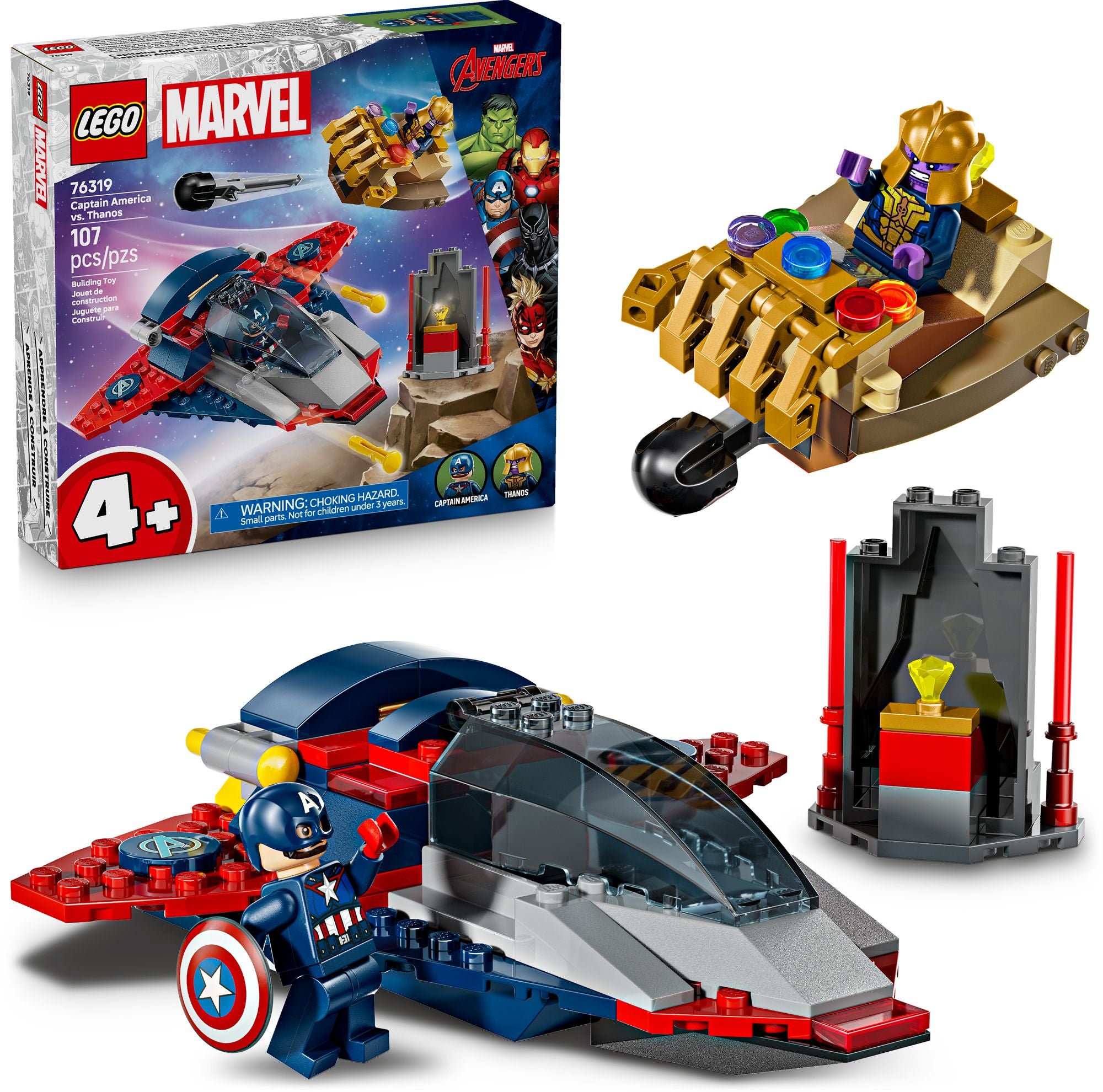 LEGO Super Heroes Marvel Captain America vs. Thanos 76319