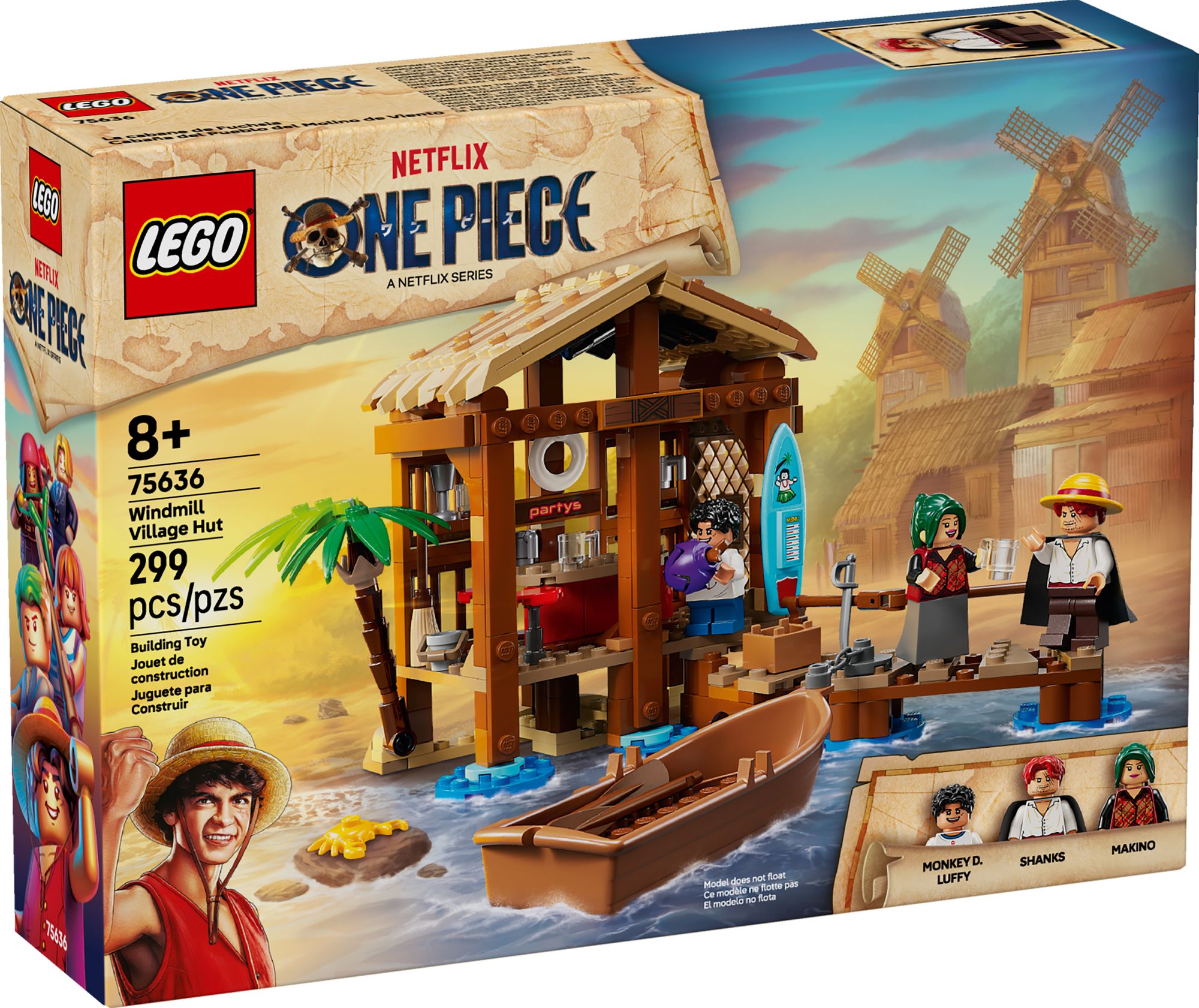 LEGO ONE PIECE Windmill Village Hut 75636