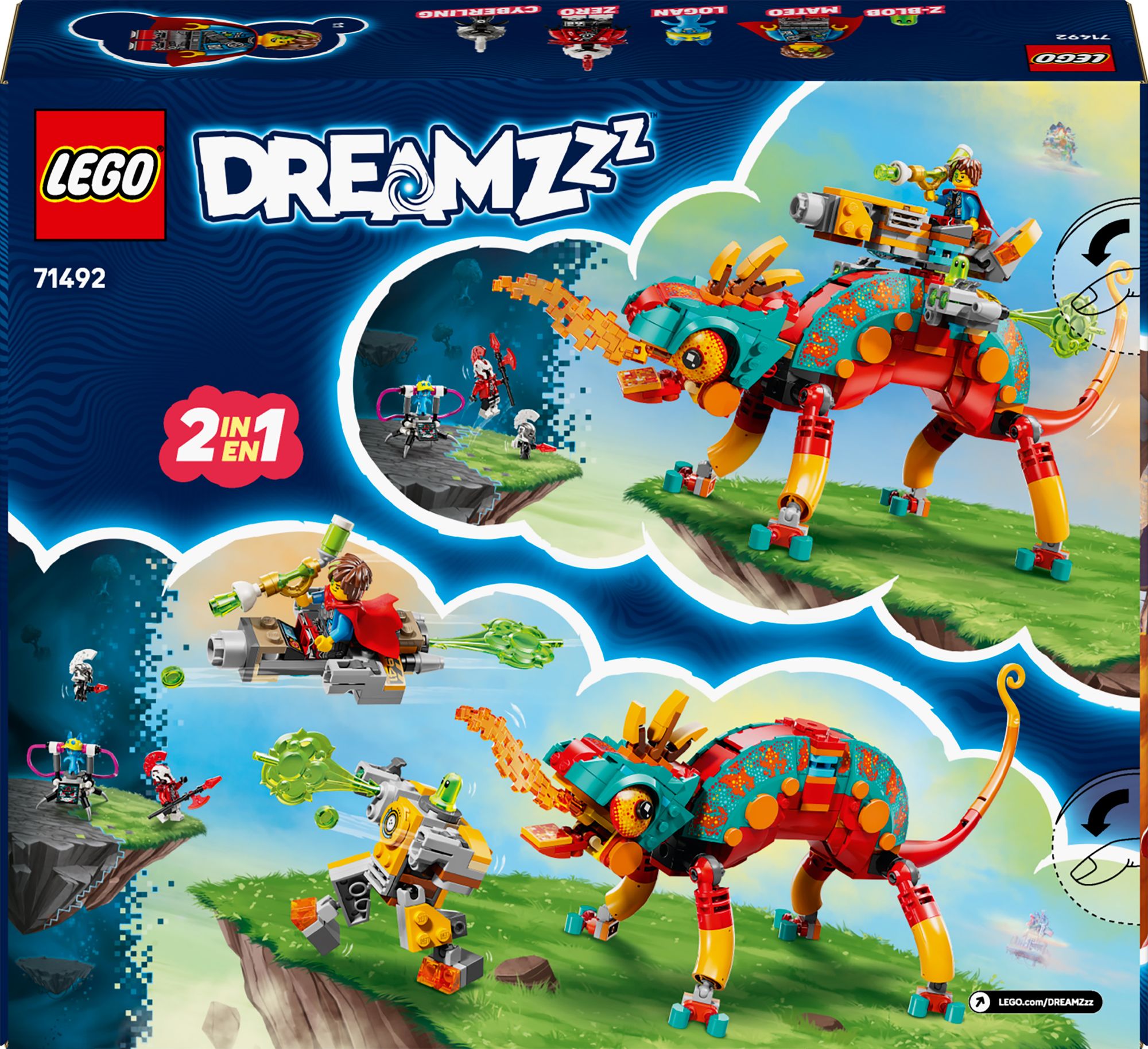 LEGO DREAMZzz Mateo's Fire Chameleon 71492