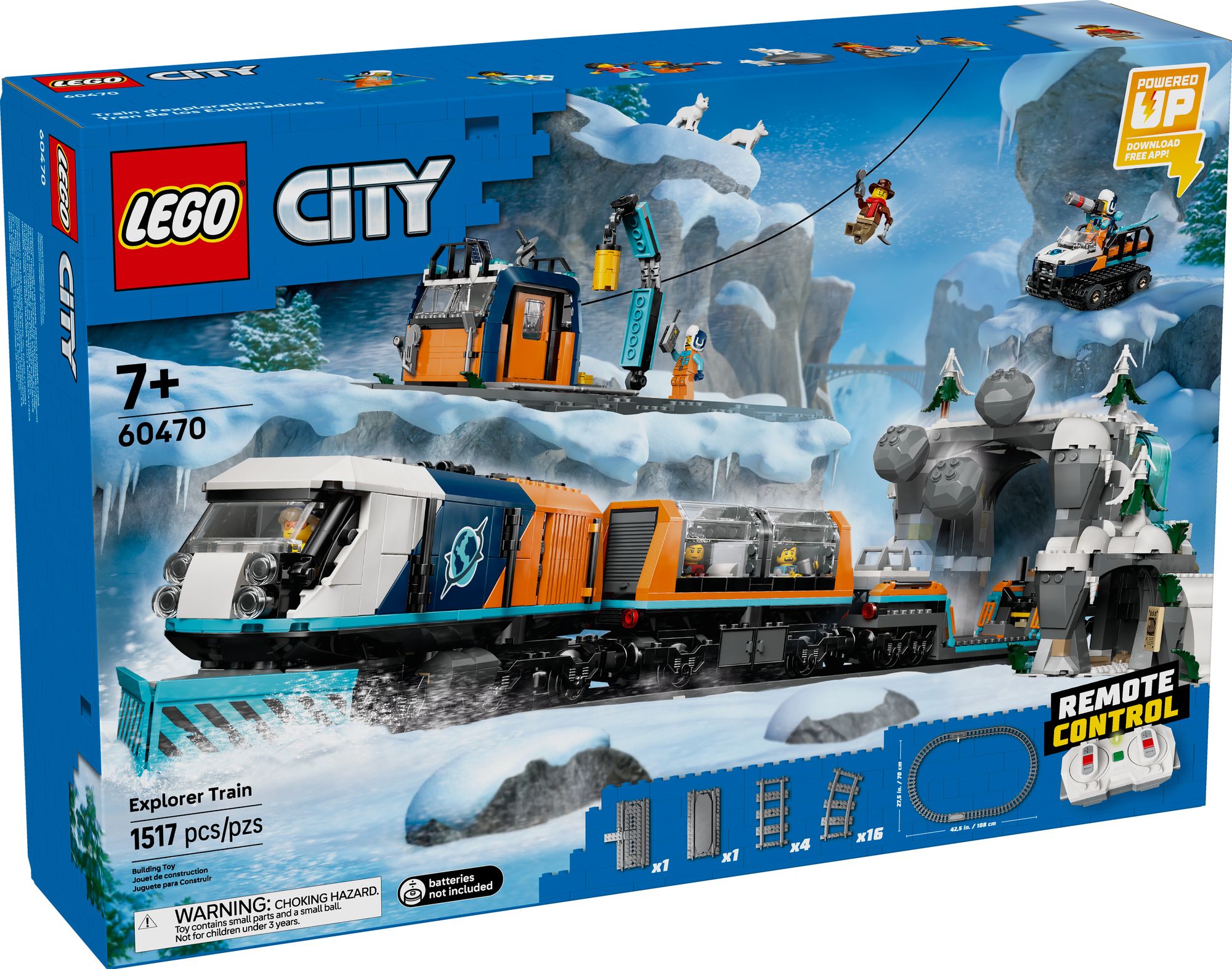LEGO City Trains Explorers' Arctic Polar Express Train 60470