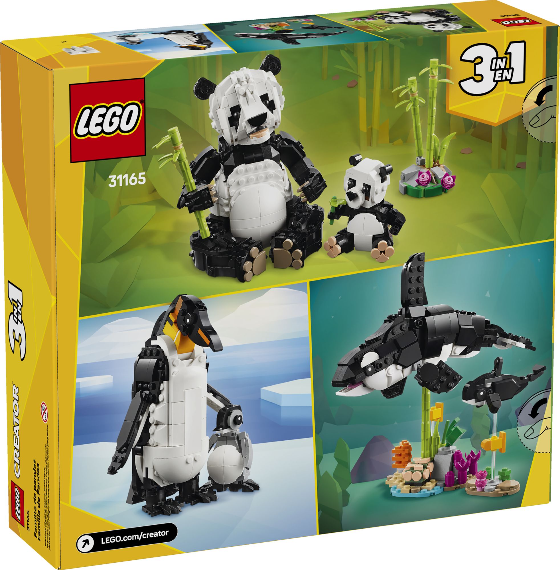 LEGO Creator Wild Animals: Panda Family 31165