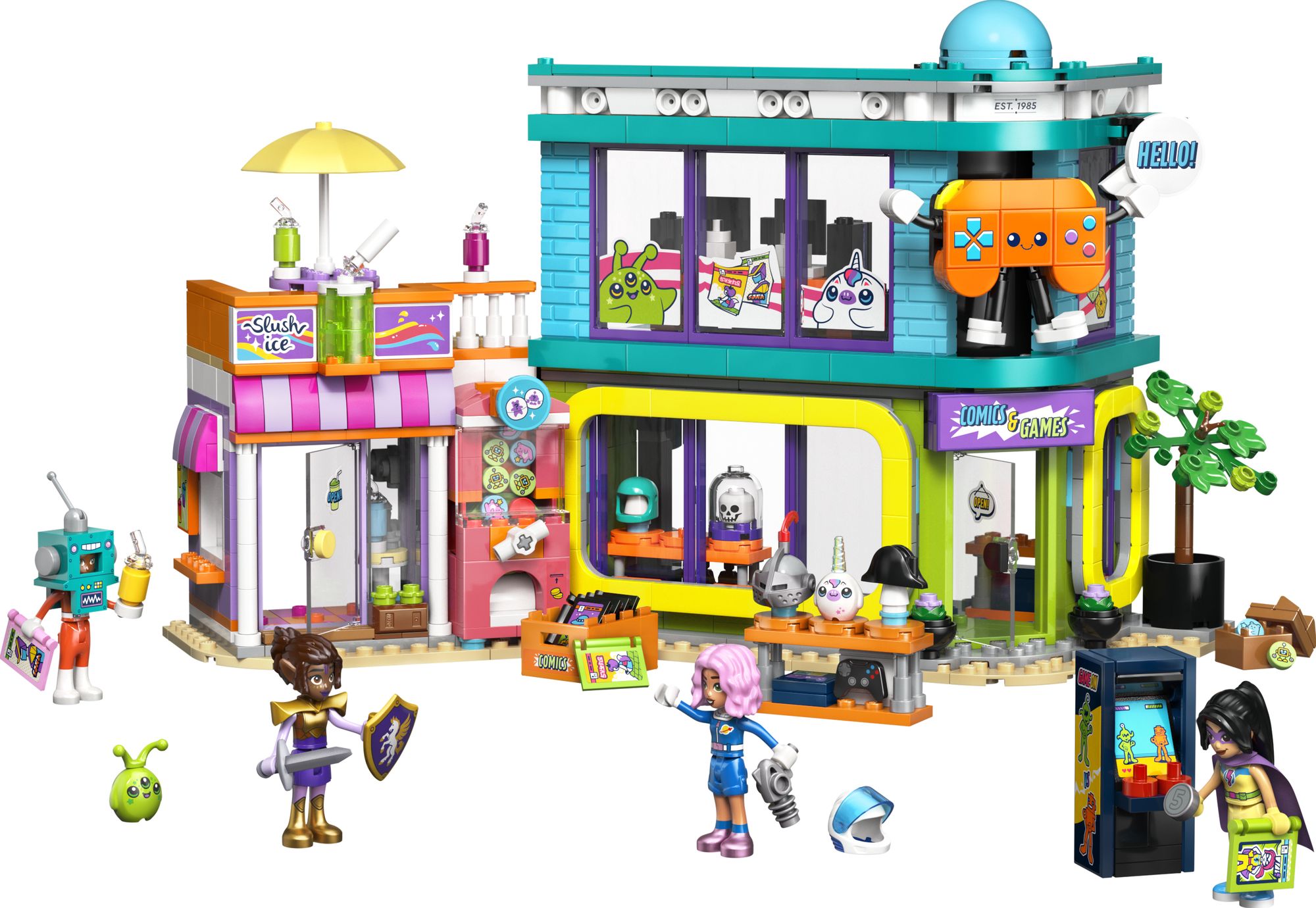 LEGO Friends Comic Book and Game Store 42674