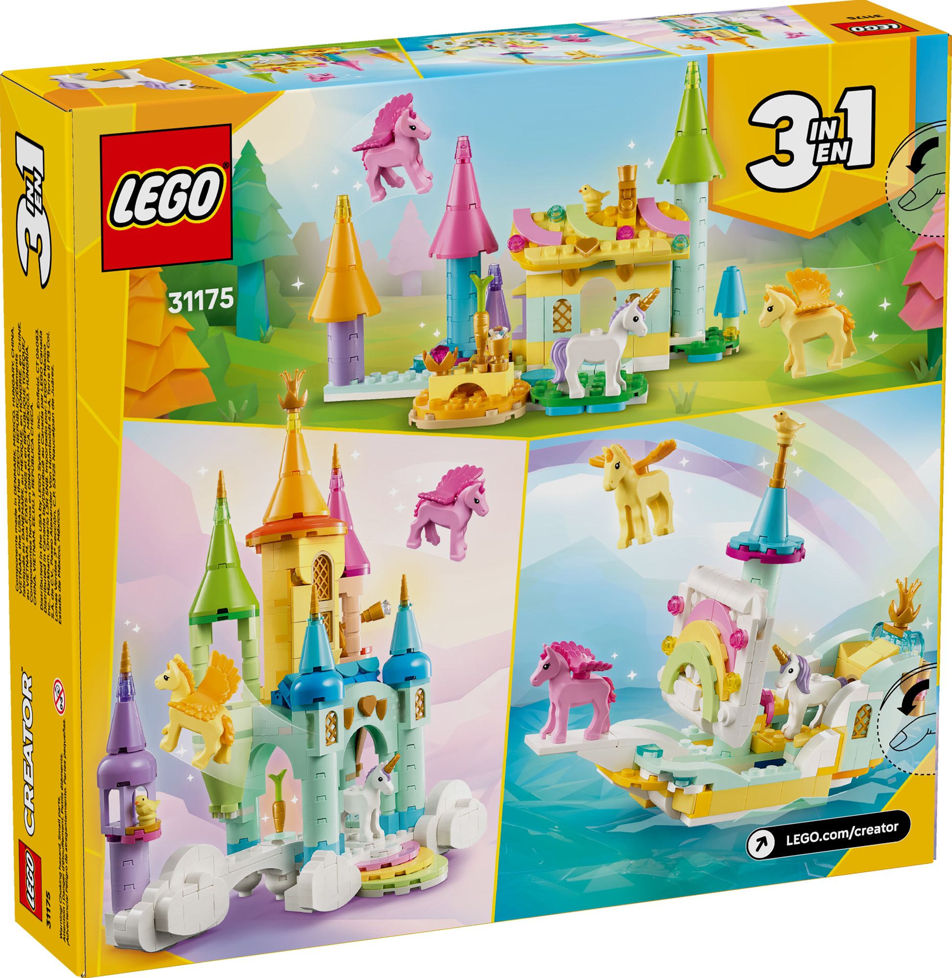 LEGO Creator Unicorn Castle 31175