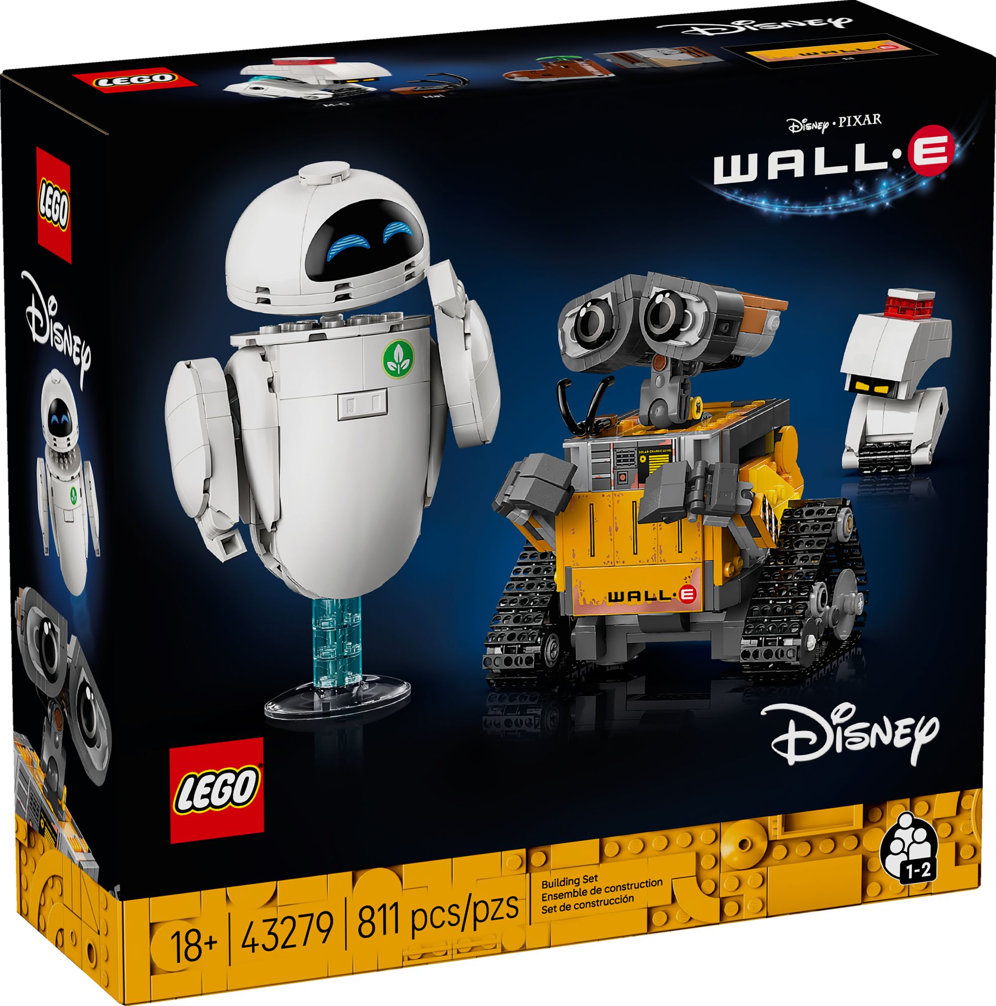 LEGO Disney Pixar WALL-E and EVE 43279