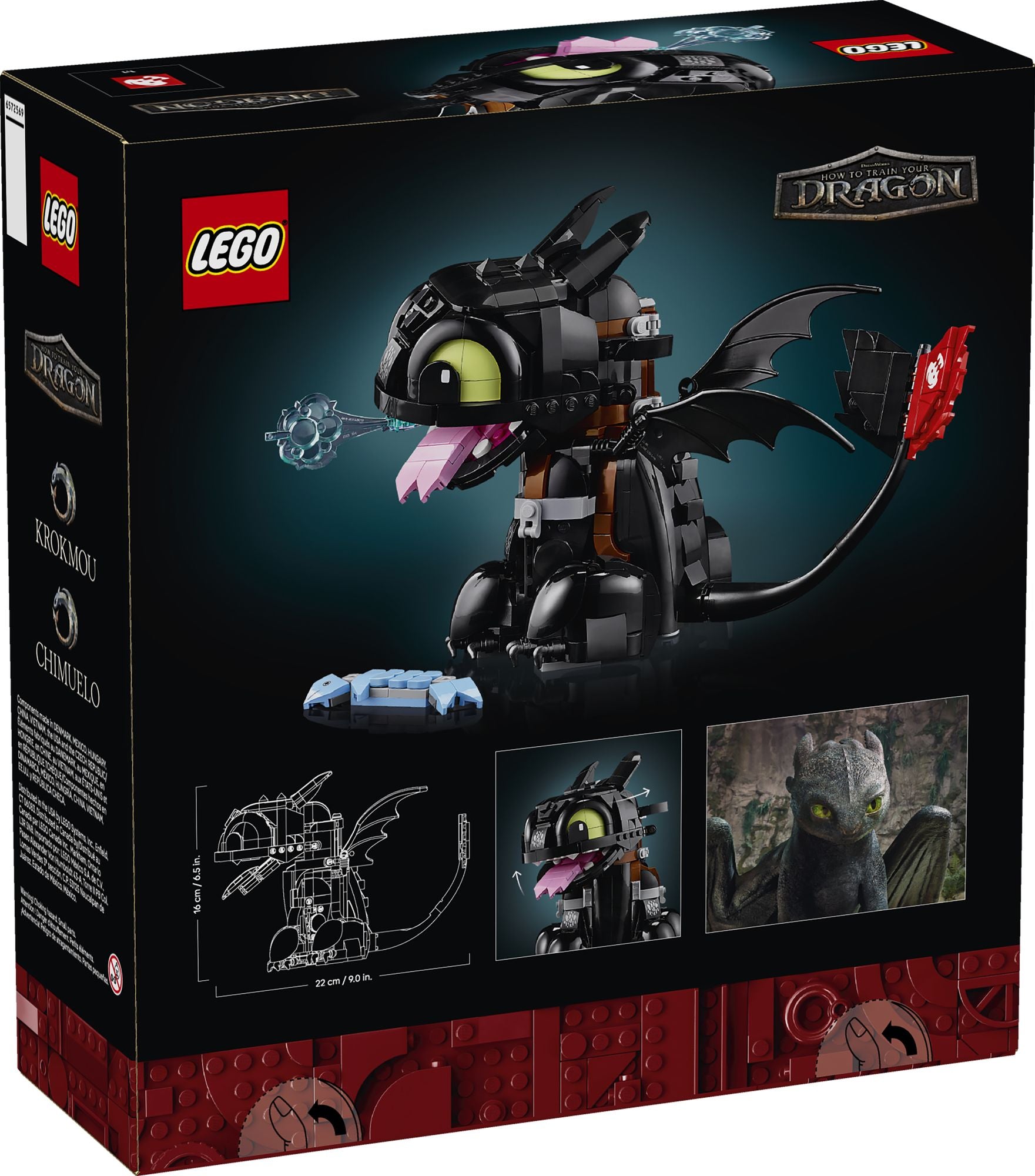 LEGO Icons How to Train Your Dragon: Toothless 10375