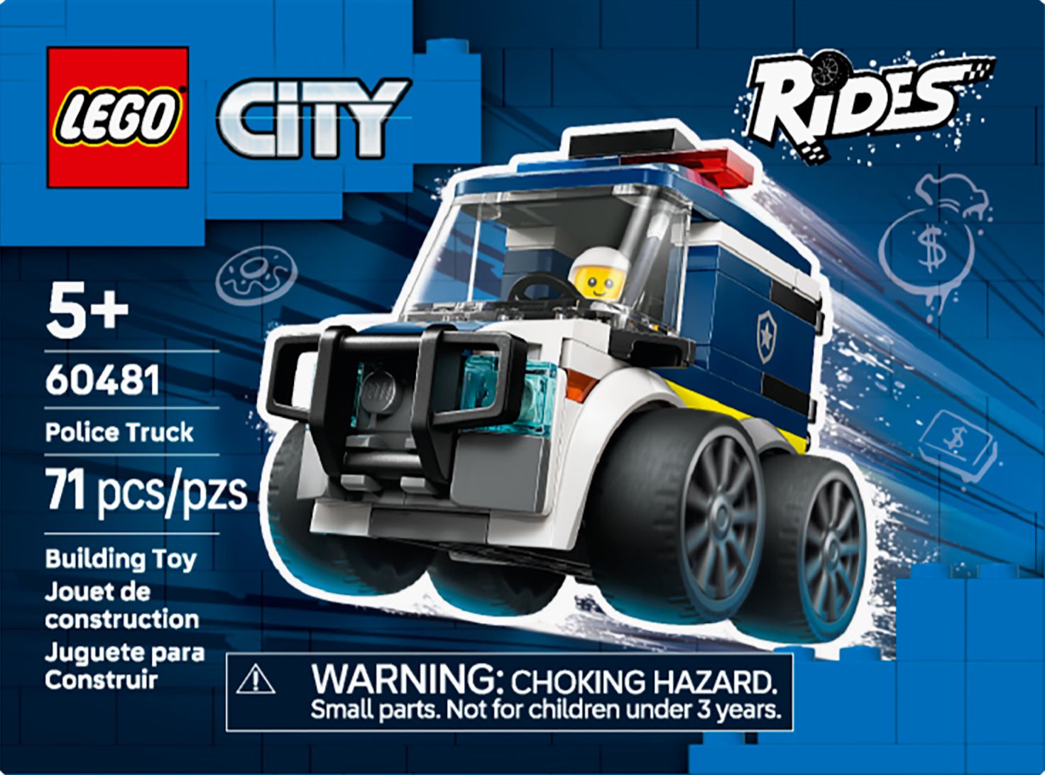 LEGO City Brick Rides Police Truck 60481