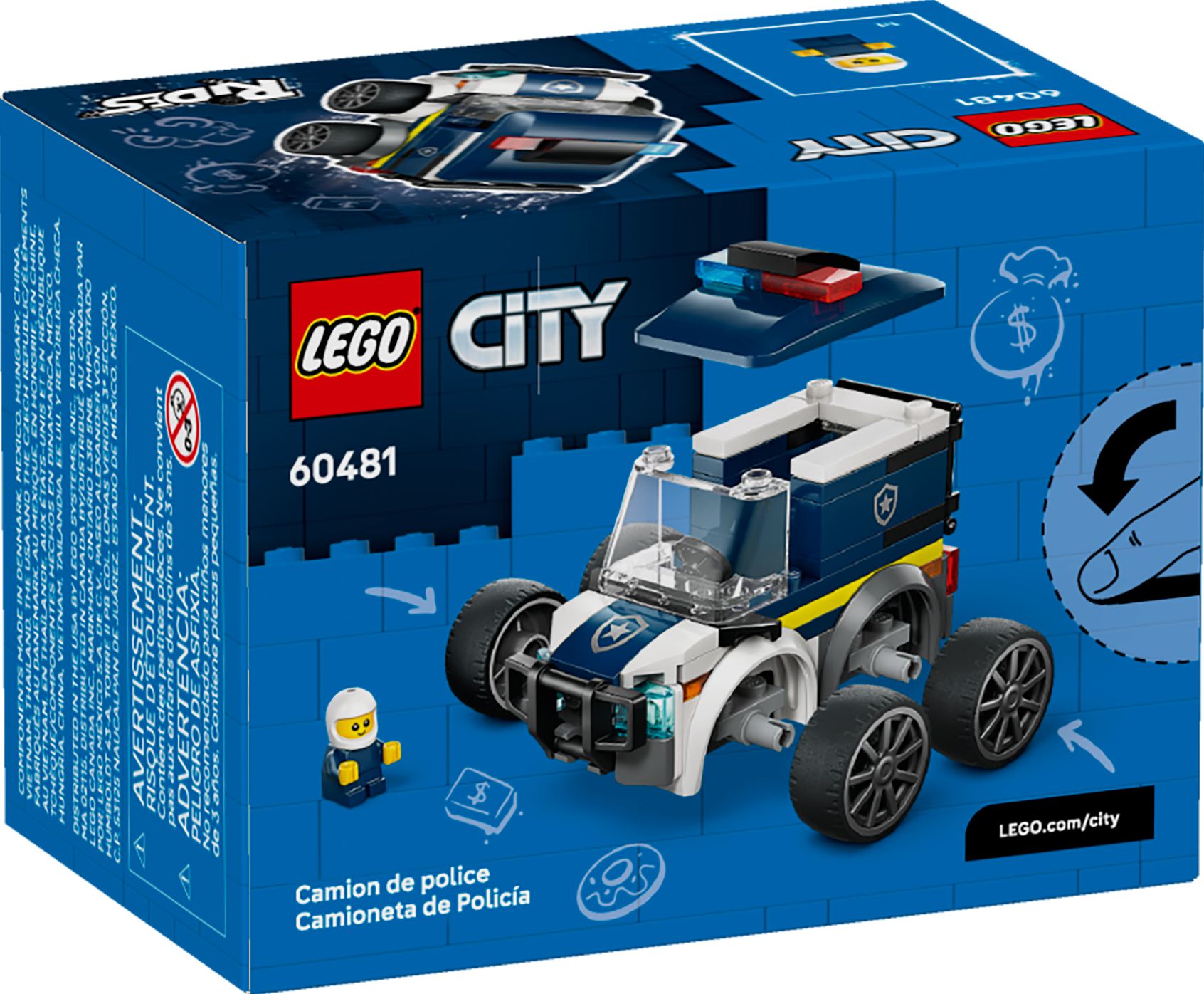 LEGO City Brick Rides Police Truck 60481