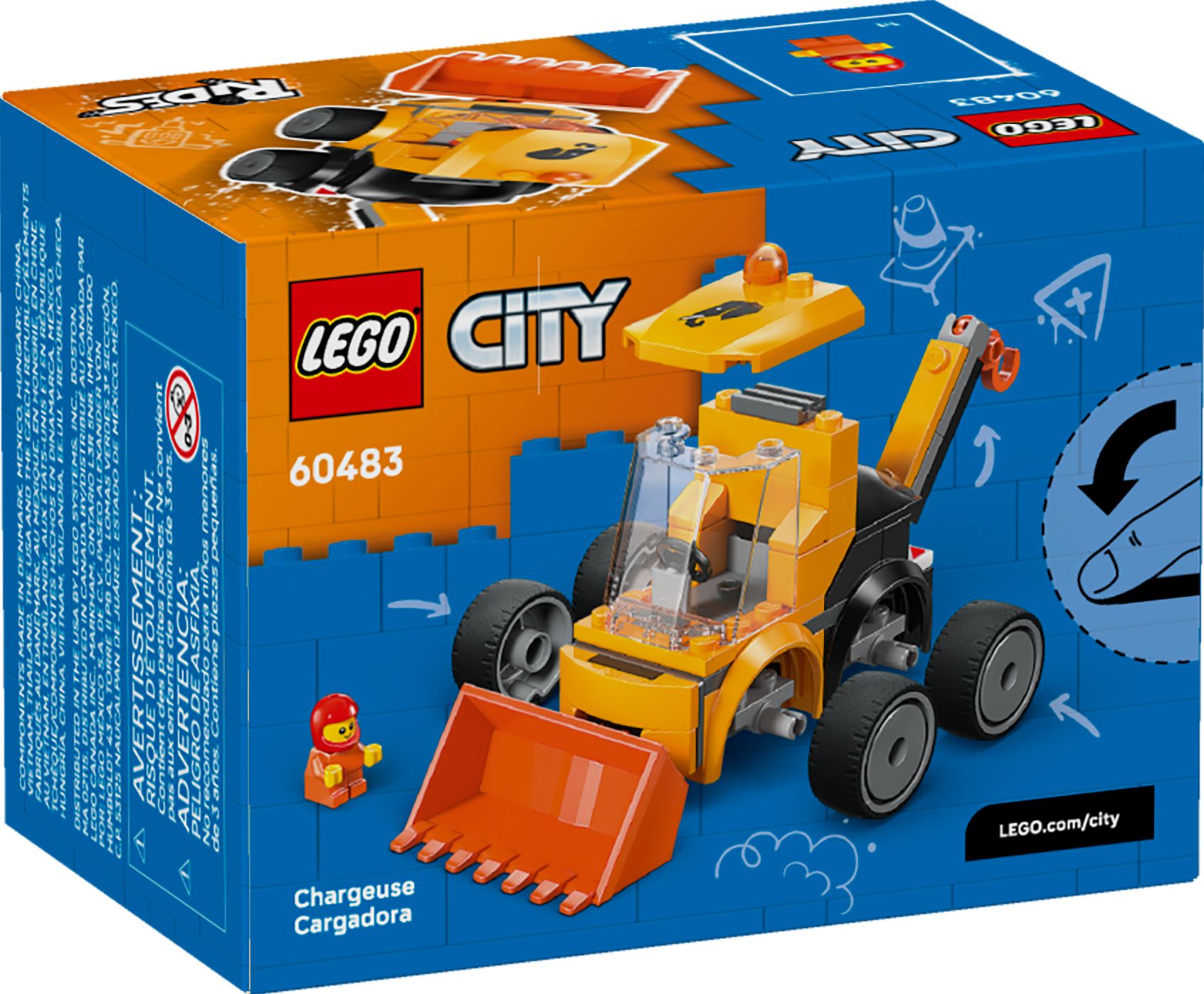 LEGO City Brick Rides Construction Loader 60483