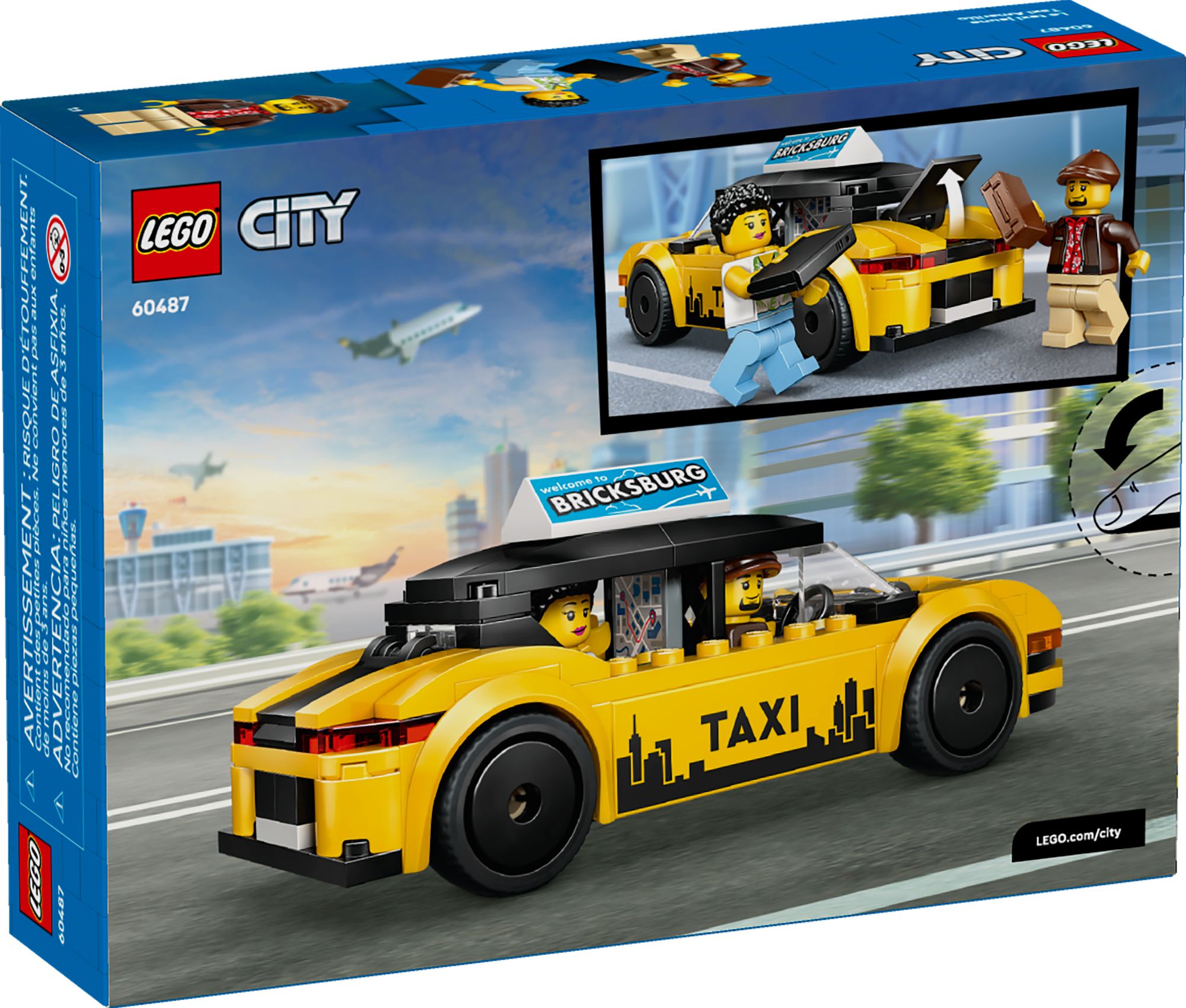 LEGO City Yellow Taxi 60487