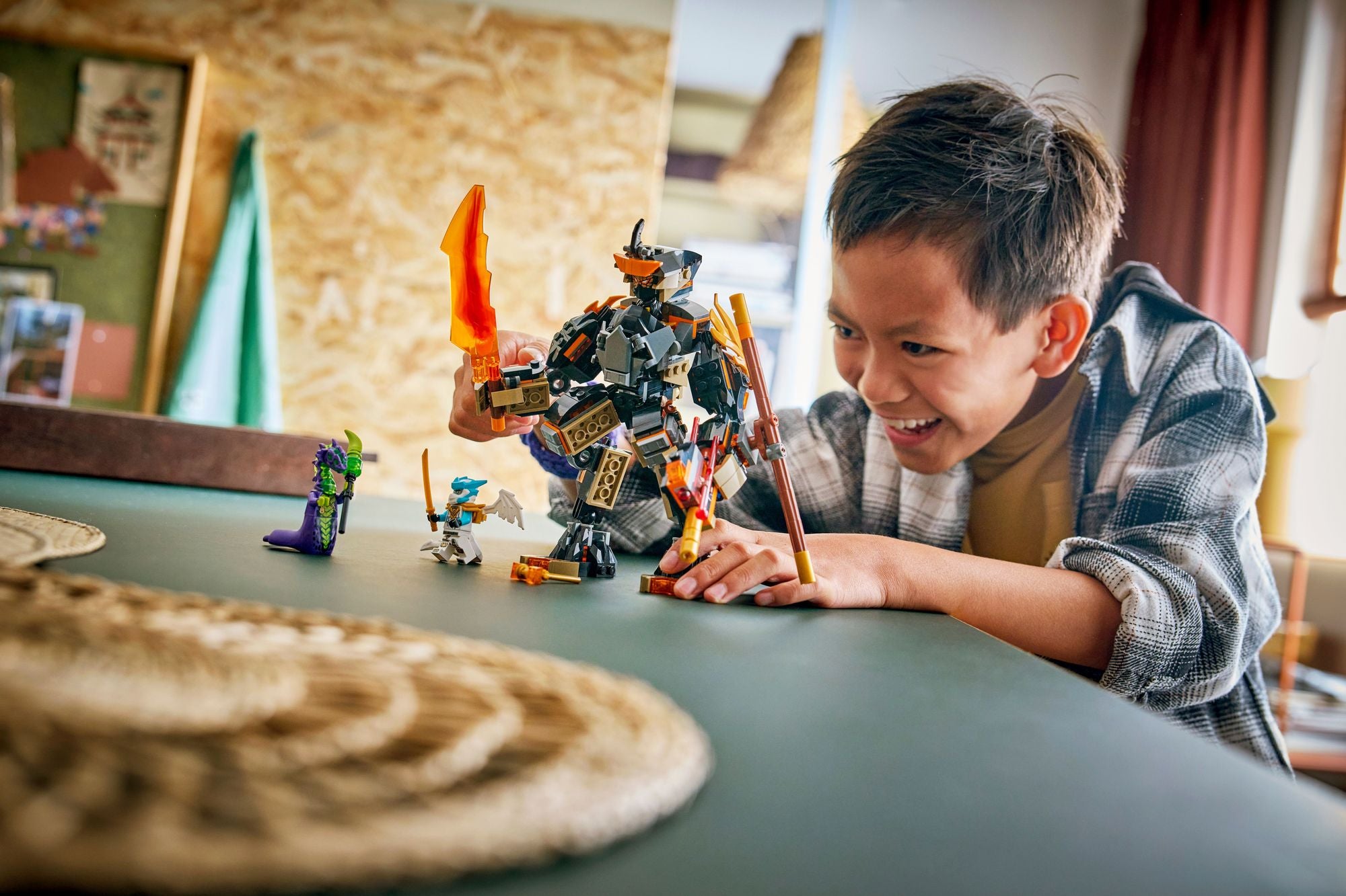 LEGO Ninjago Cole's Mission Mech & Dragon Zane 71854