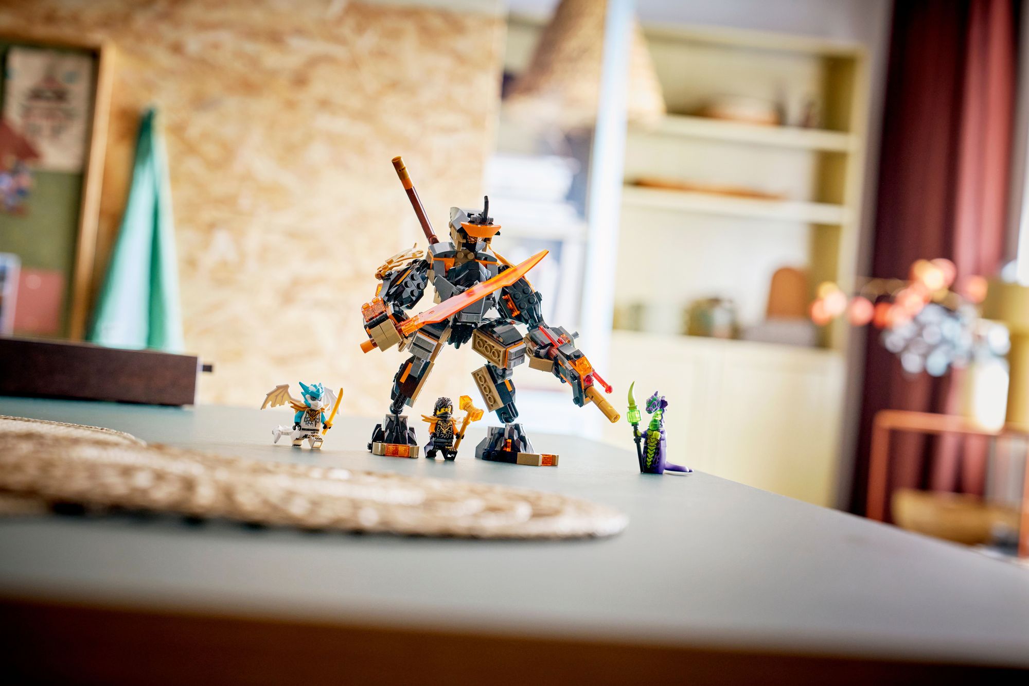 LEGO Ninjago Cole's Mission Mech & Dragon Zane 71854