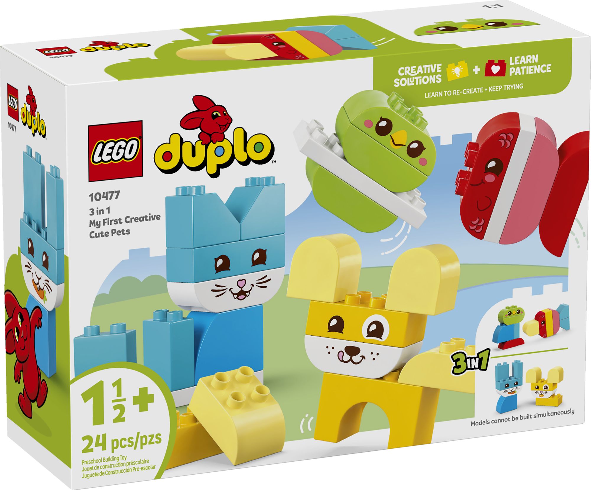 LEGO DUPLO 3 in 1 Creative Cute Pets 10477
