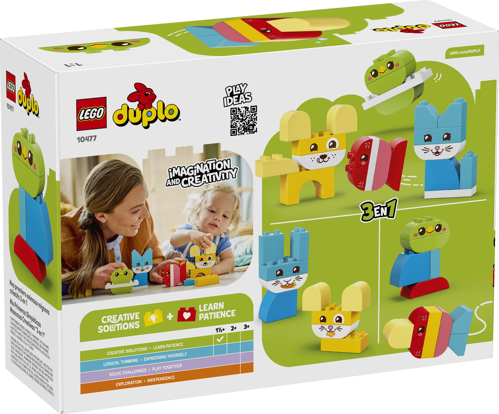 LEGO DUPLO 3 in 1 Creative Cute Pets 10477