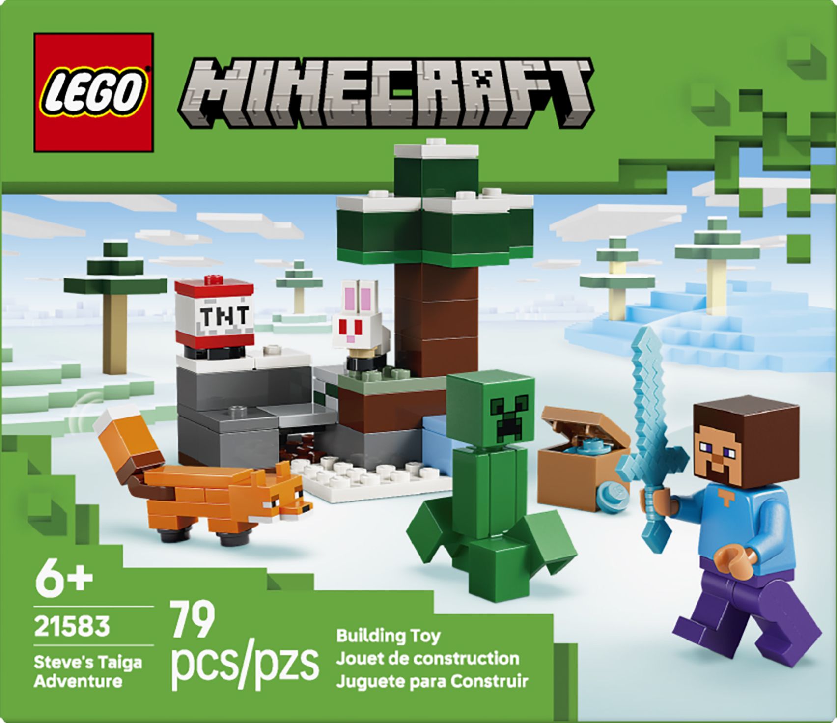 LEGO Minecraft Steve's Taiga Adventure 21583